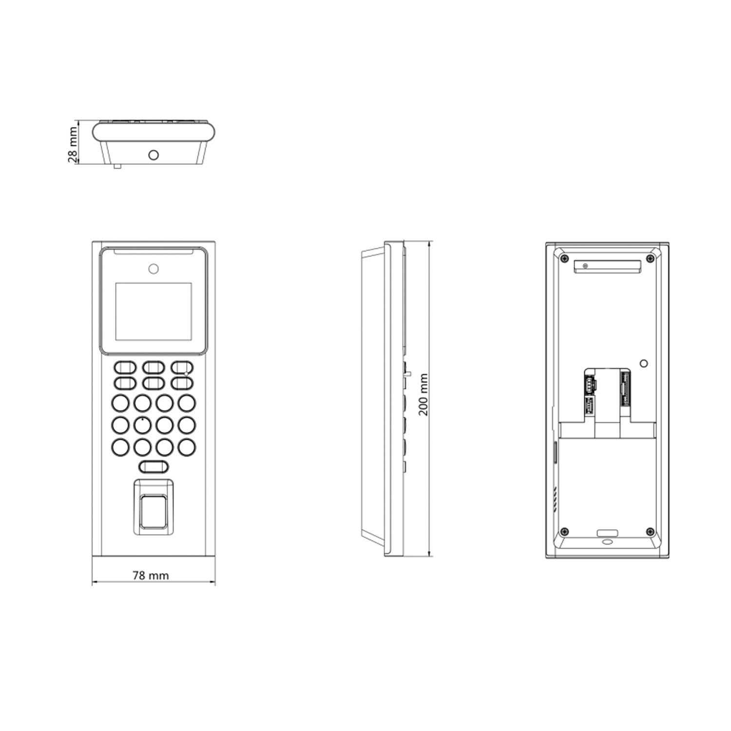 Control Acceso Facial Hikvision MinMoe / Huella/Tarjeta/ PIN-5