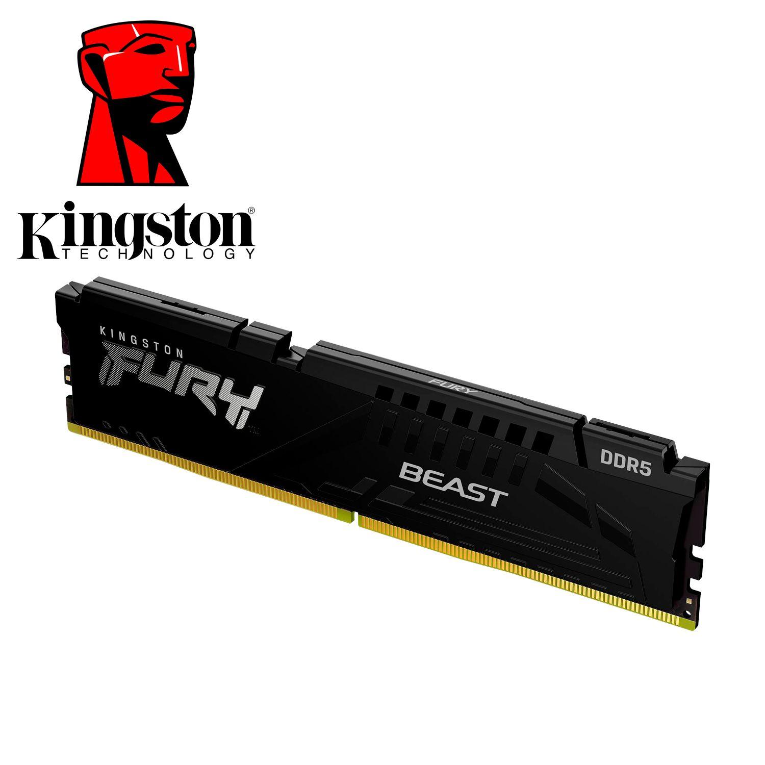 Memoria Ram Gamer PC Kingston Fury Beast 16GB DDR5-DIMM-3