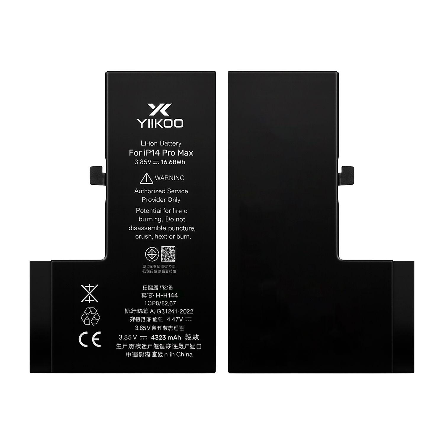 Bateria para iPhone 14 PM YIIKOO Autoprogramable sin alerta-3