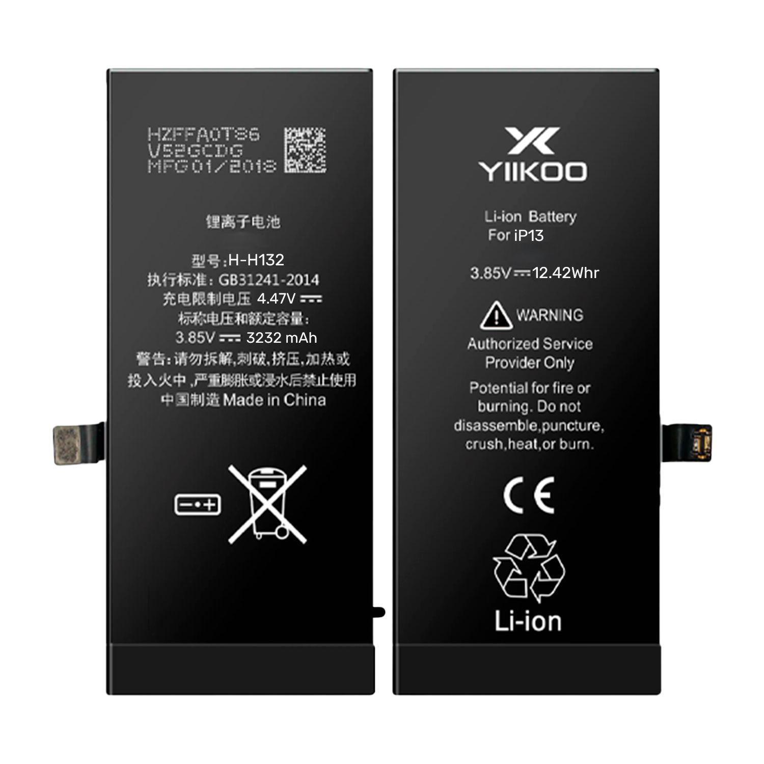 Bateria para iPhone 13 YIIKOO Proteccion contra sobrecarga-3