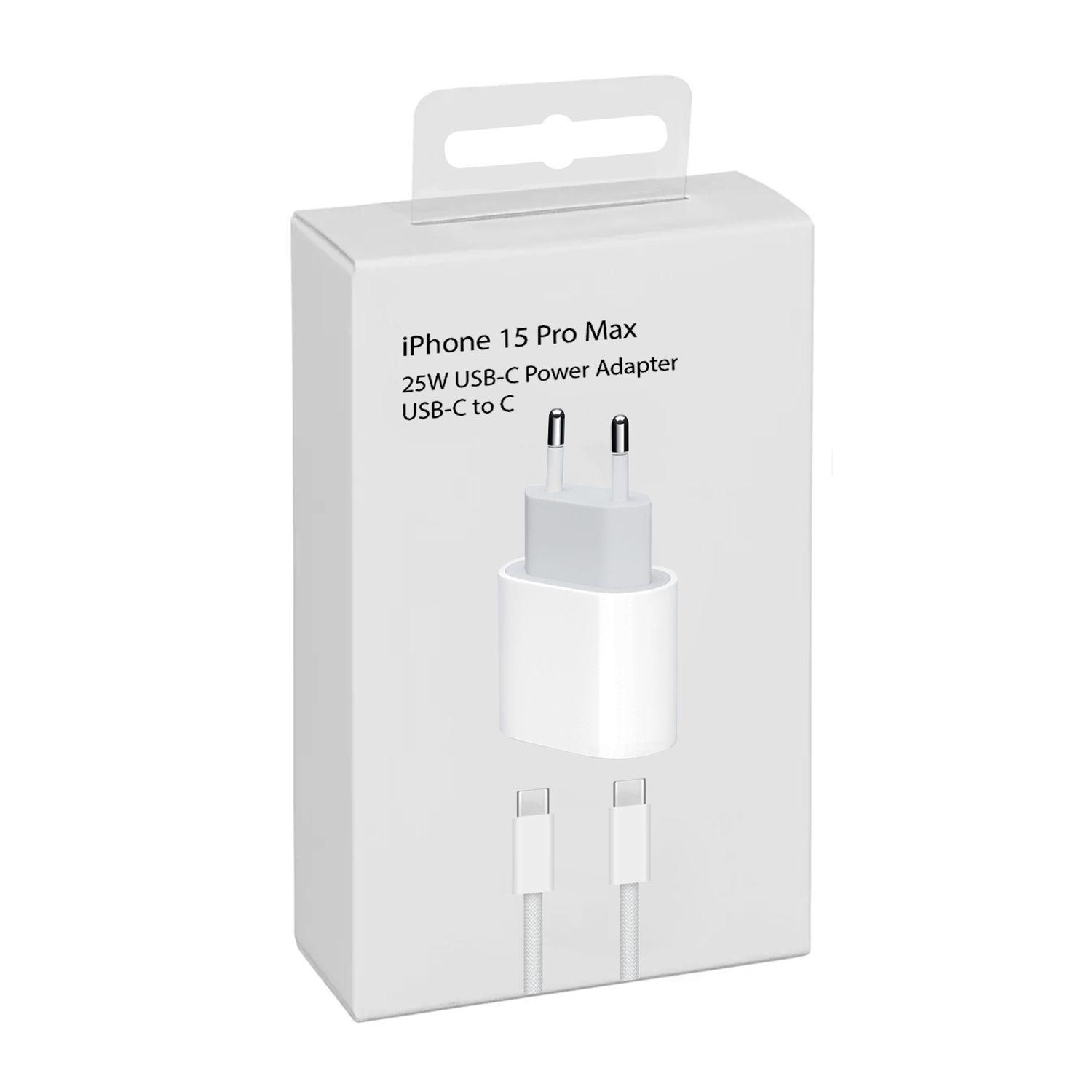 Cargador Compatible con iPhone 15 Pro Max 25W Cable USB-C-5