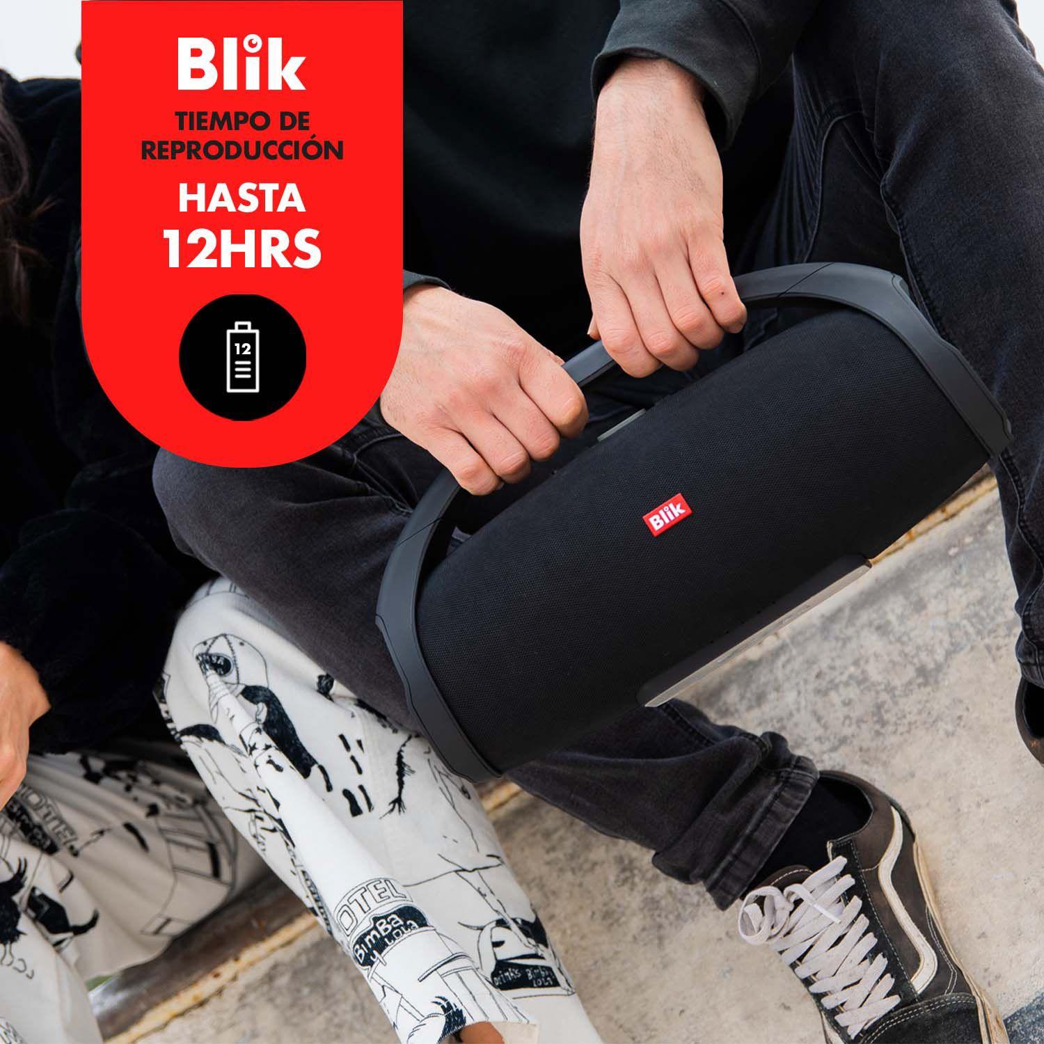 Parlante Bluetooth Blik Booster2 20W Portátil TWS Radio FM-4