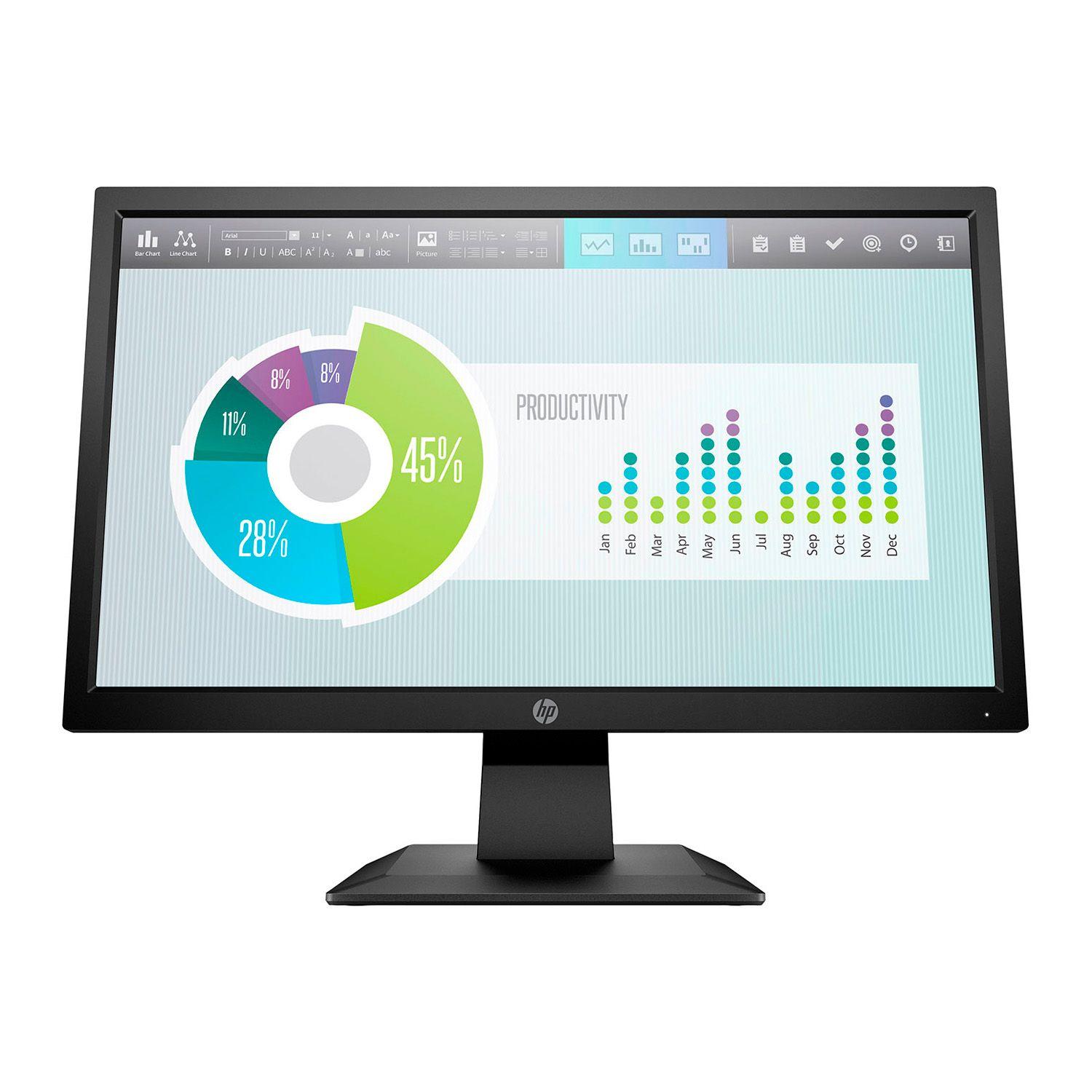 Monitor HP P204v 20in LED 1600x900 60Hz HD+ HDMI 5RD66AA-0