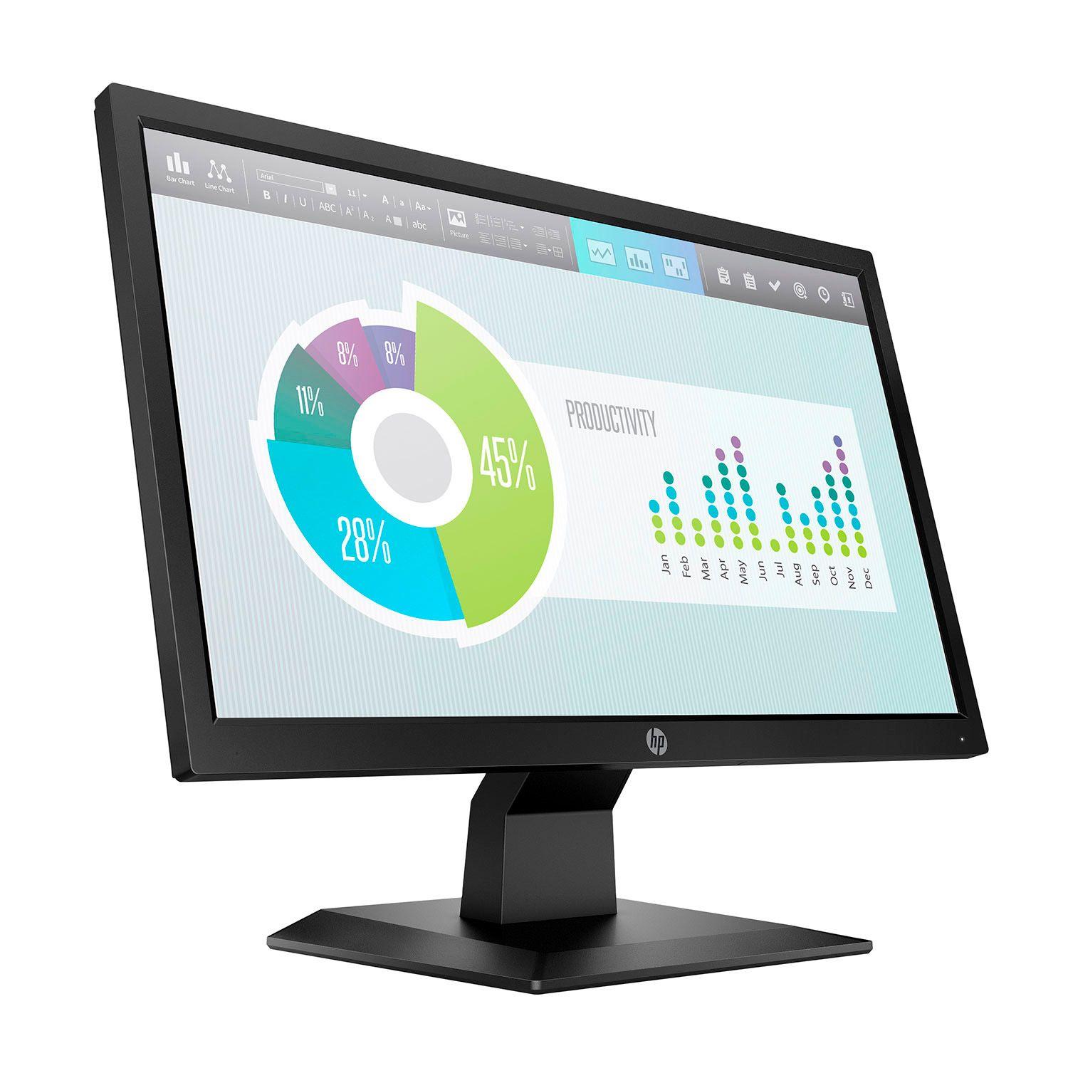 Monitor HP P204v 20in LED 1600x900 60Hz HD+ HDMI 5RD66AA-1