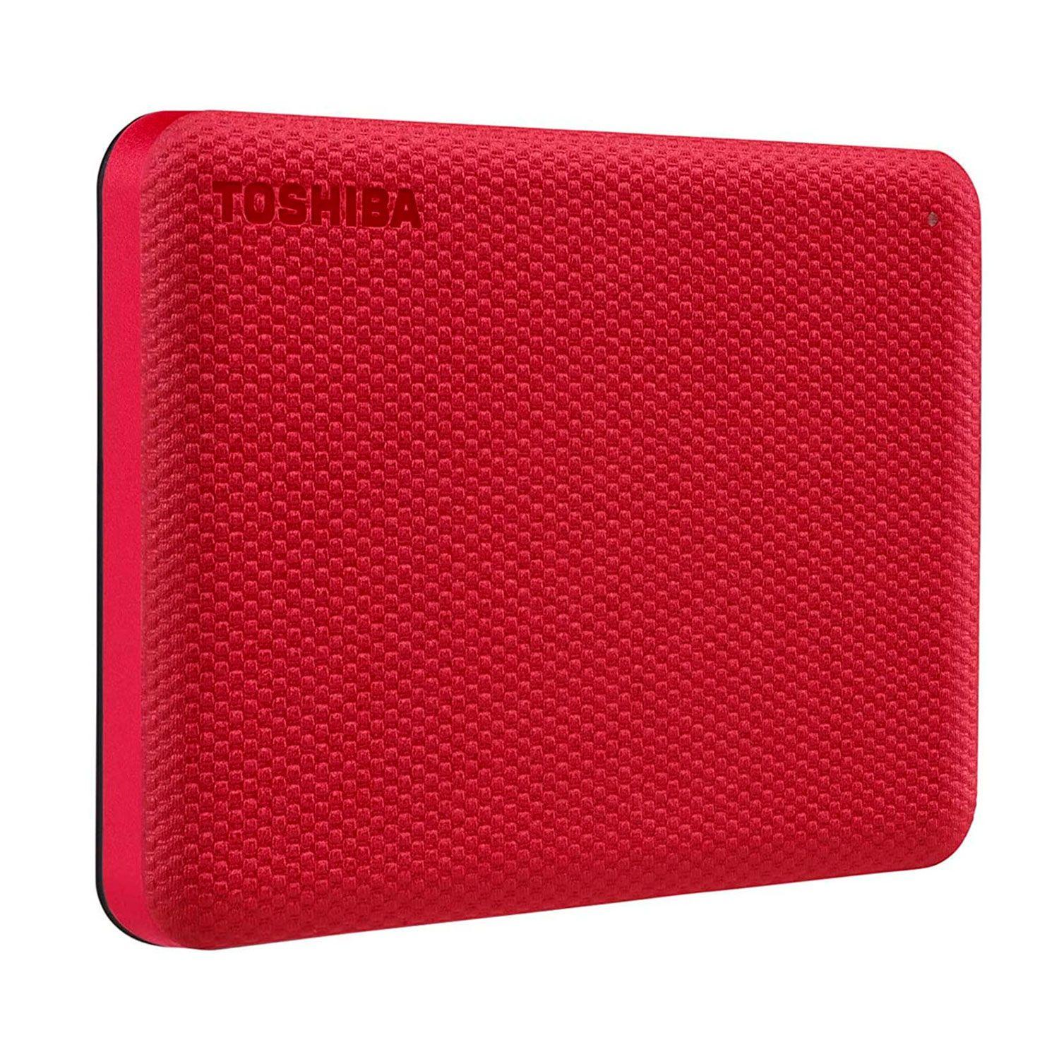 Disco Externo Toshiba 1TB Canvio Advance Rojo HDTCA10XR3AA-2