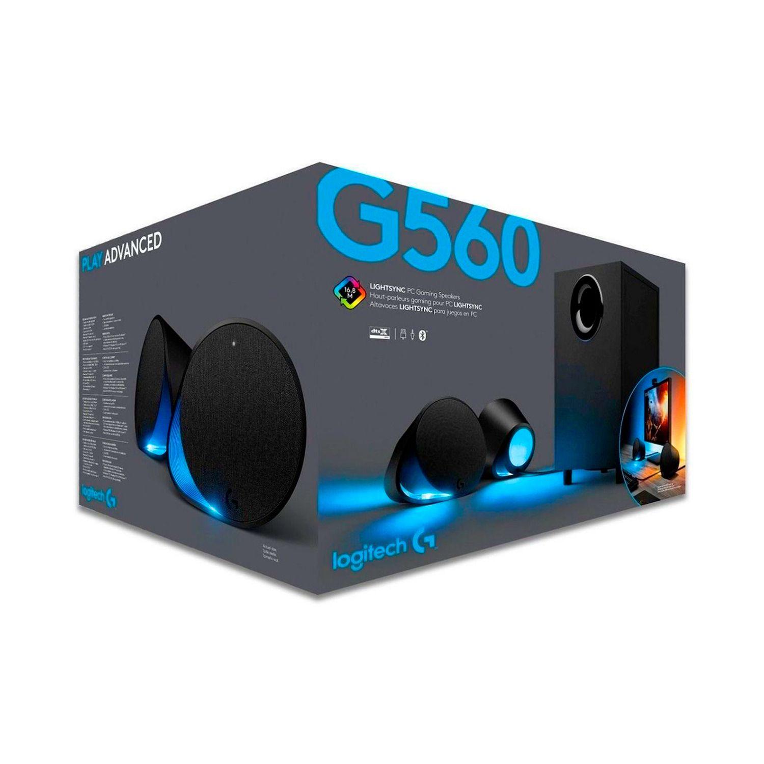 Parlantes y Subwoofer Logitech G560 Lightsync PC Gaming 2.1-7