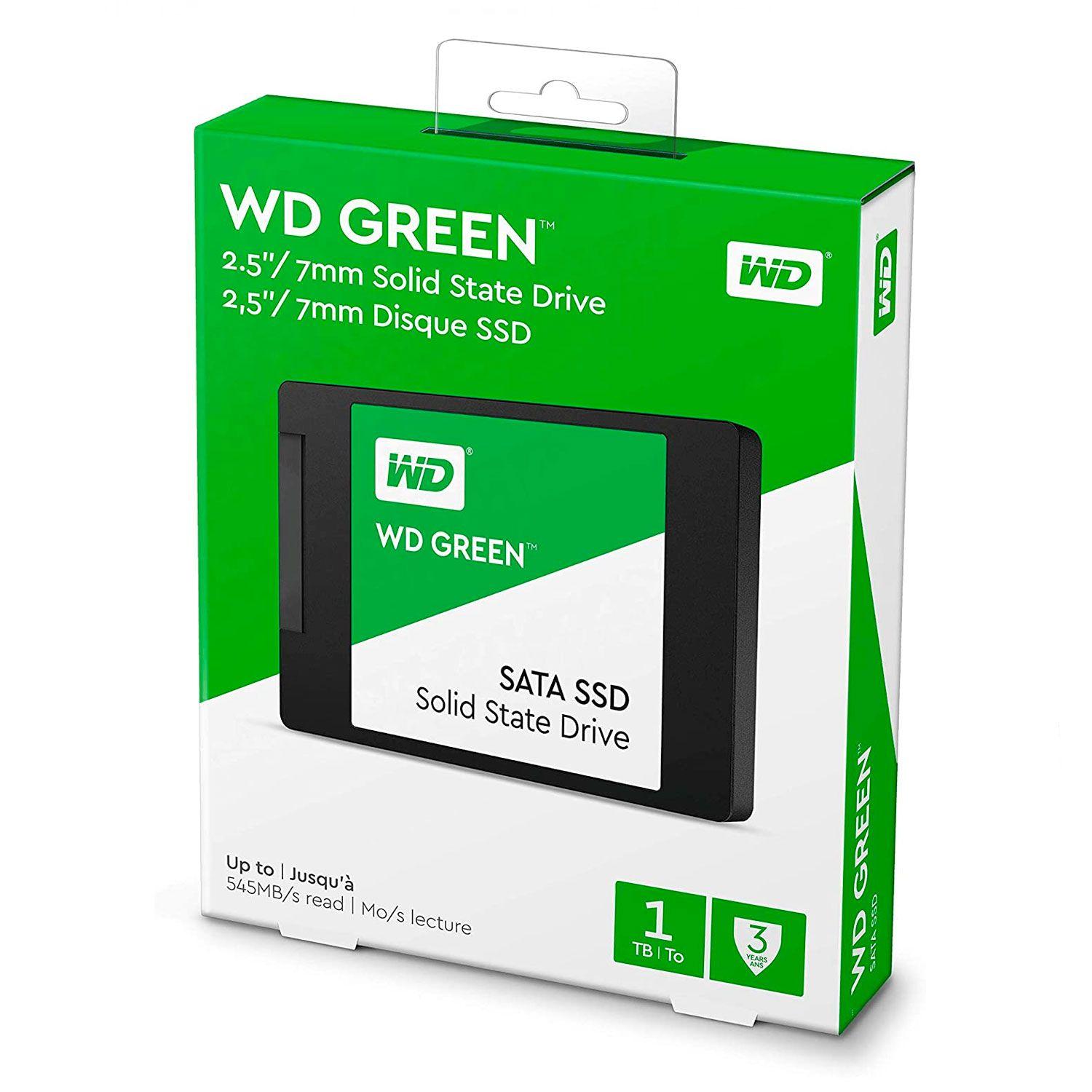 Disco Solido SSD Interno WD Green 1TB SATA III 6Gb/s 545MB/s-2