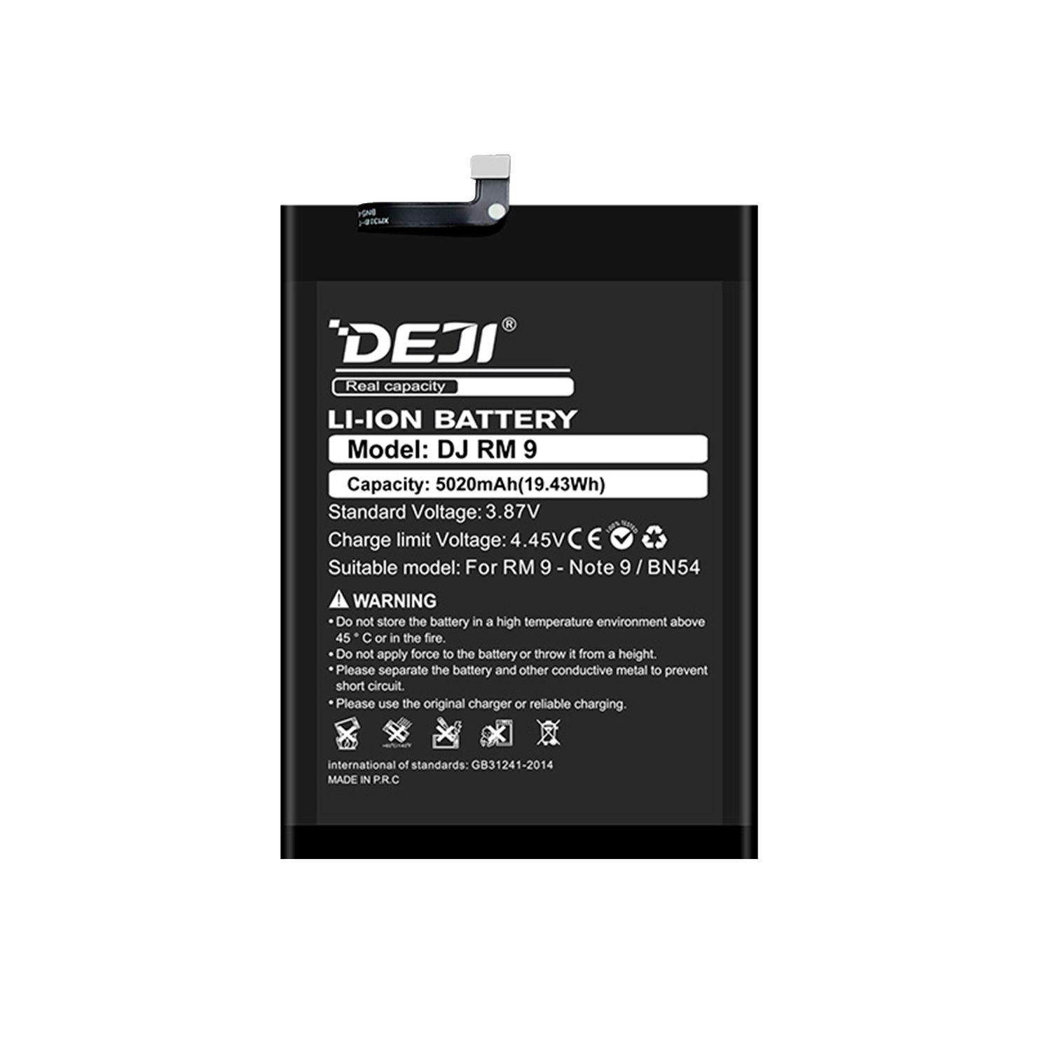 Bateria para Redmi 9 DEJI IC Original Capacidad 5020mAh-1