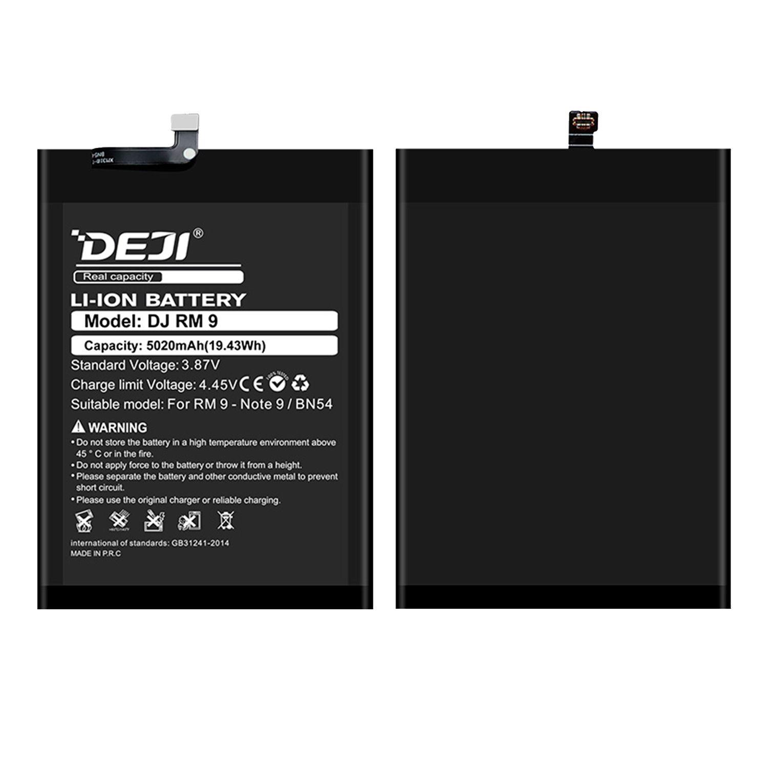 Bateria para Redmi 9 DEJI IC Original Capacidad 5020mAh-3