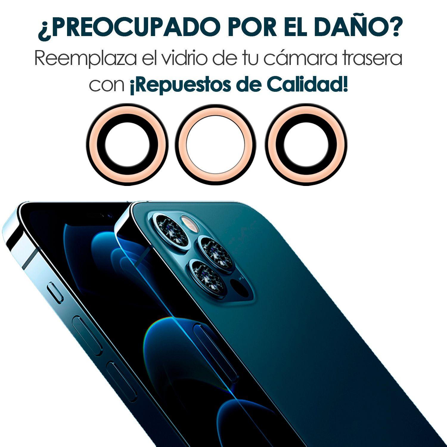 Vidrio de Camara Trasera Compatible con iPhone 15 + Adhesivo-3