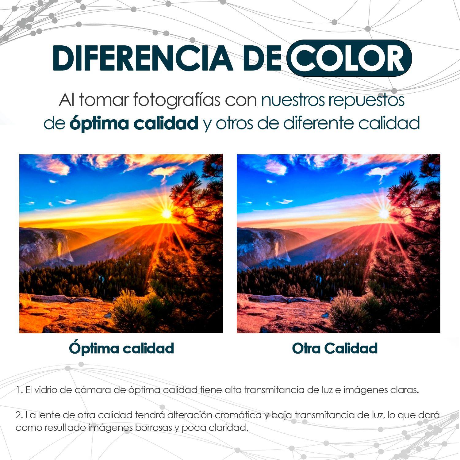 Vidrio de Camara Trasera Compatible con iPhone 15 + Adhesivo-4