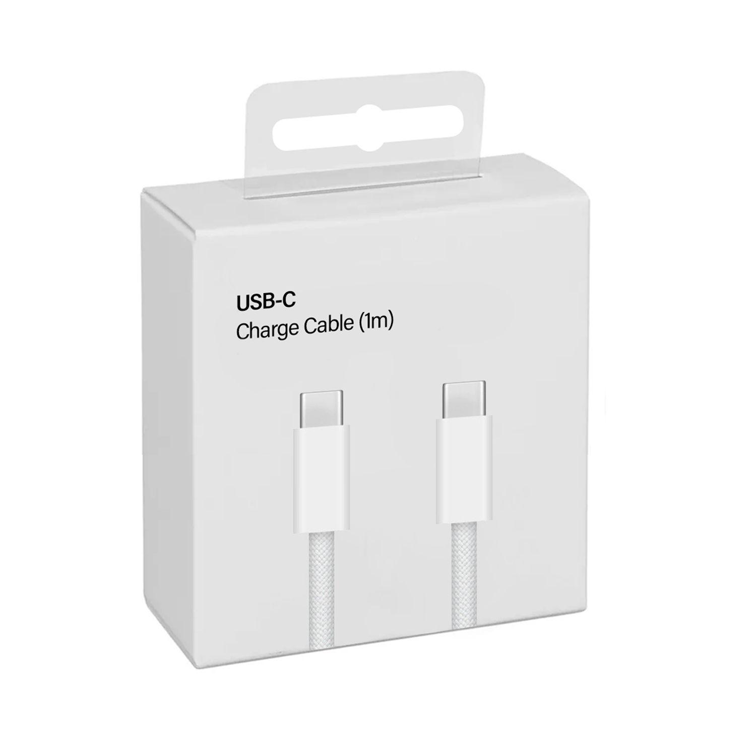 Cable Compatible con iPhone USB-C a USB-C 1 Metro 60W-3