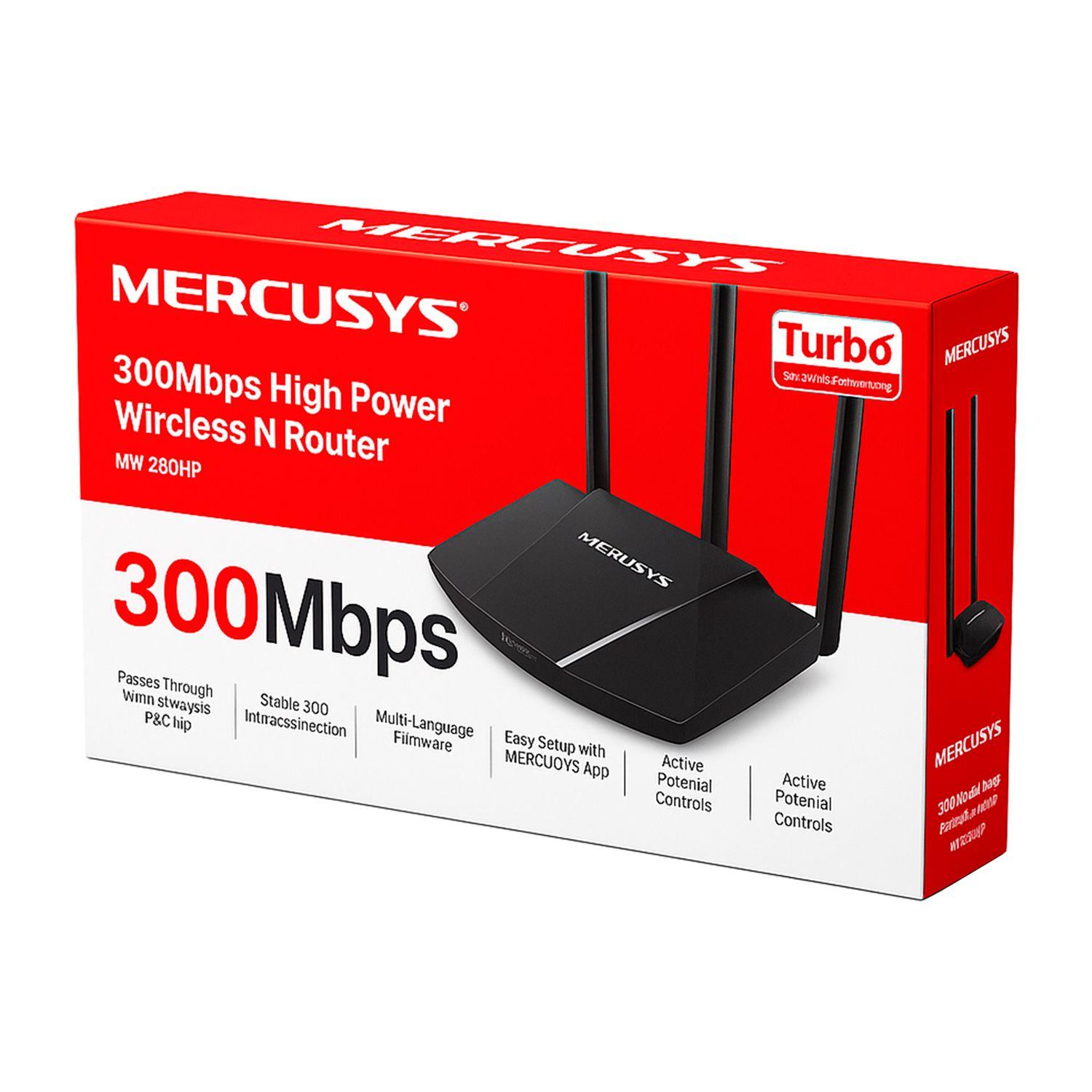 Router Inalambrico Mercusys MW330HP WiFi 2.4GHz 300Mbps-4