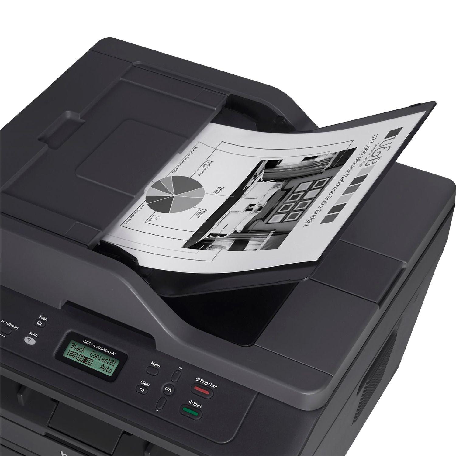 Impresora Multifuncional Brother DCPL2540DW Monocolor WiFi-2