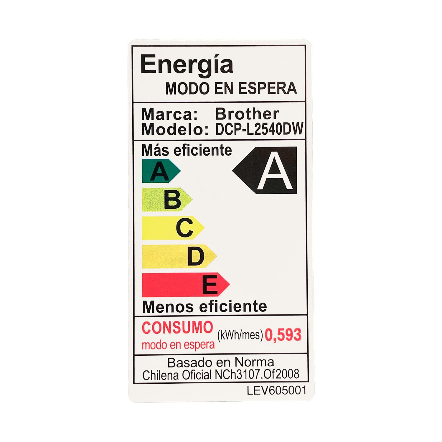 Impresora Multifuncional Brother DCPL2540DW Monocolor WiFi-4