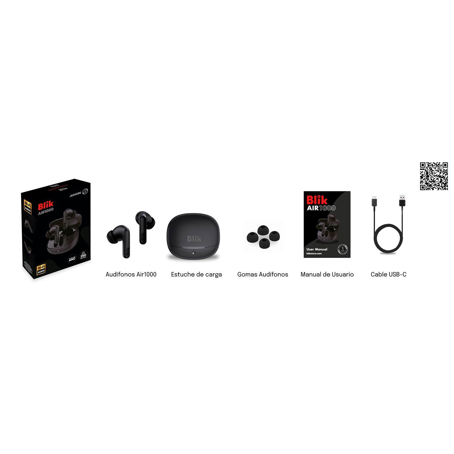 Audifonos Bluetooth Blik Air 1000 TWS Cancelacion de Ruido-4