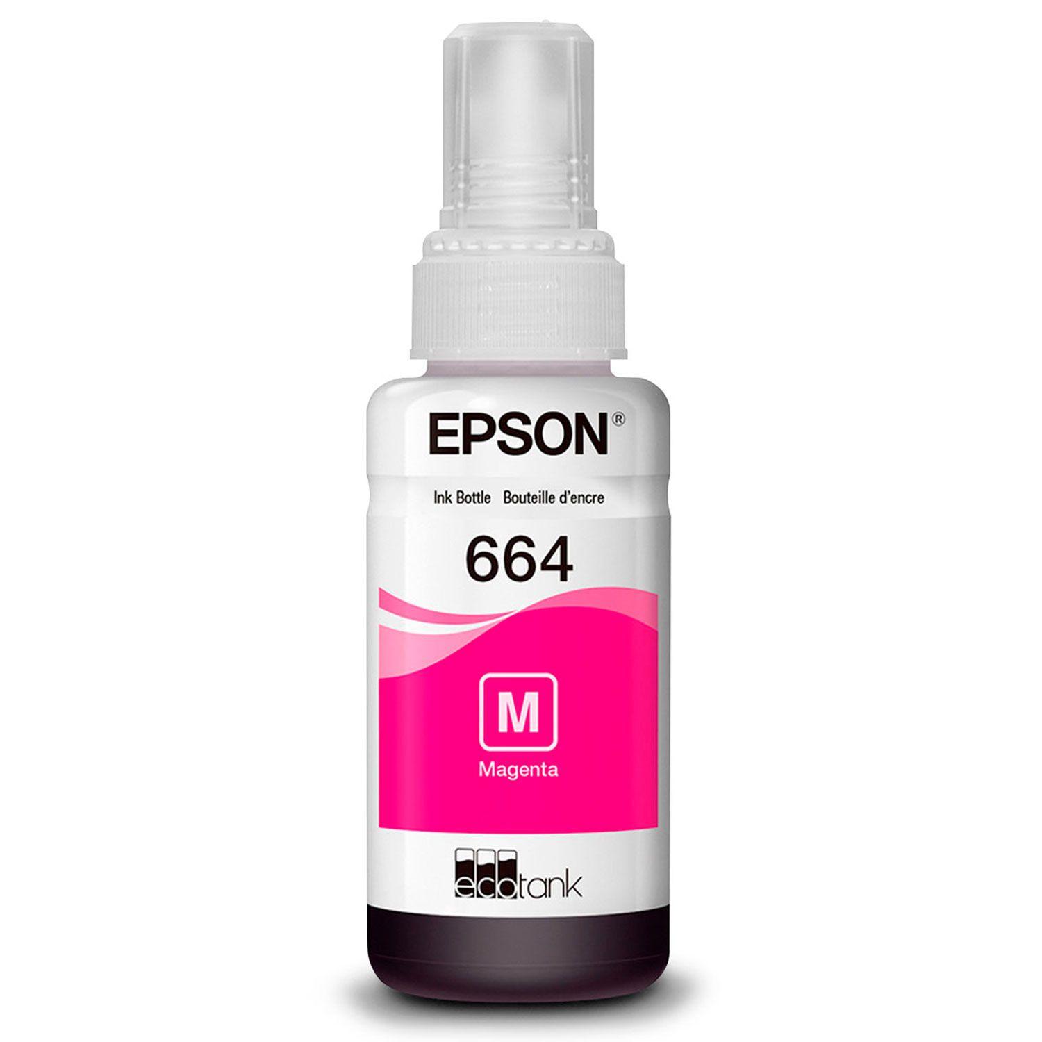 Pack 4 Botellas de Tintas Ecotank T664 Original L380 L1300-2