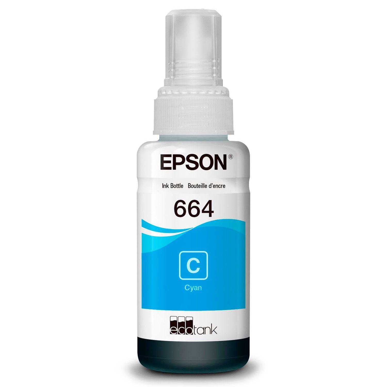 Pack 4 Botellas de Tintas Ecotank T664 Original L380 L1300-3