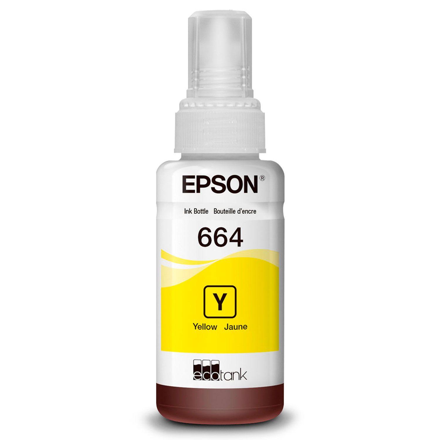 Pack 4 Botellas de Tintas Ecotank T664 Original L380 L1300-4