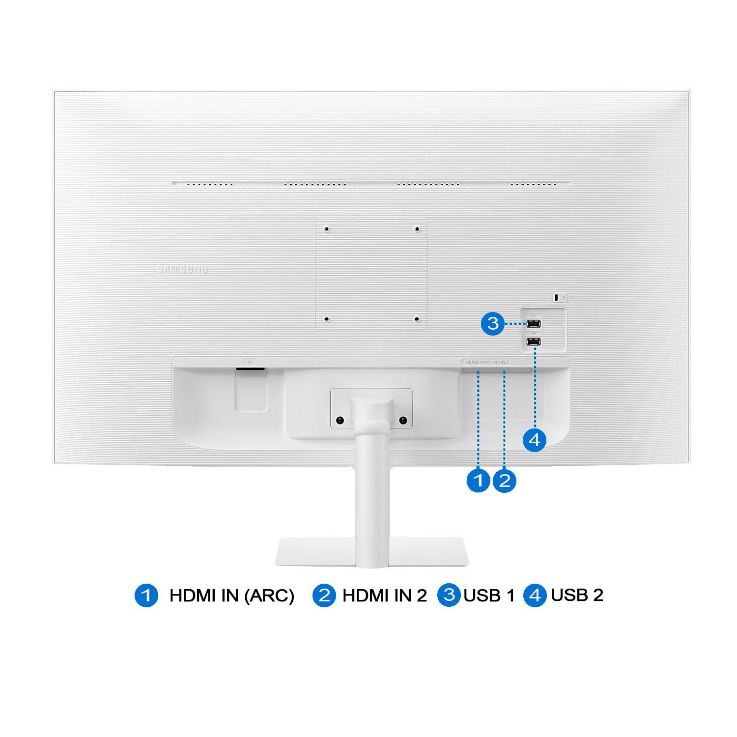 Monitor Samsung Smart TV M5 27in FHD HDR10 Bluetooth Wifi-7
