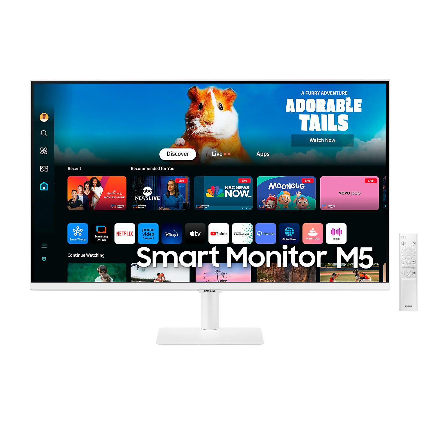 Monitor Samsung Smart TV M5 27in FHD HDR10 Bluetooth Wifi-0