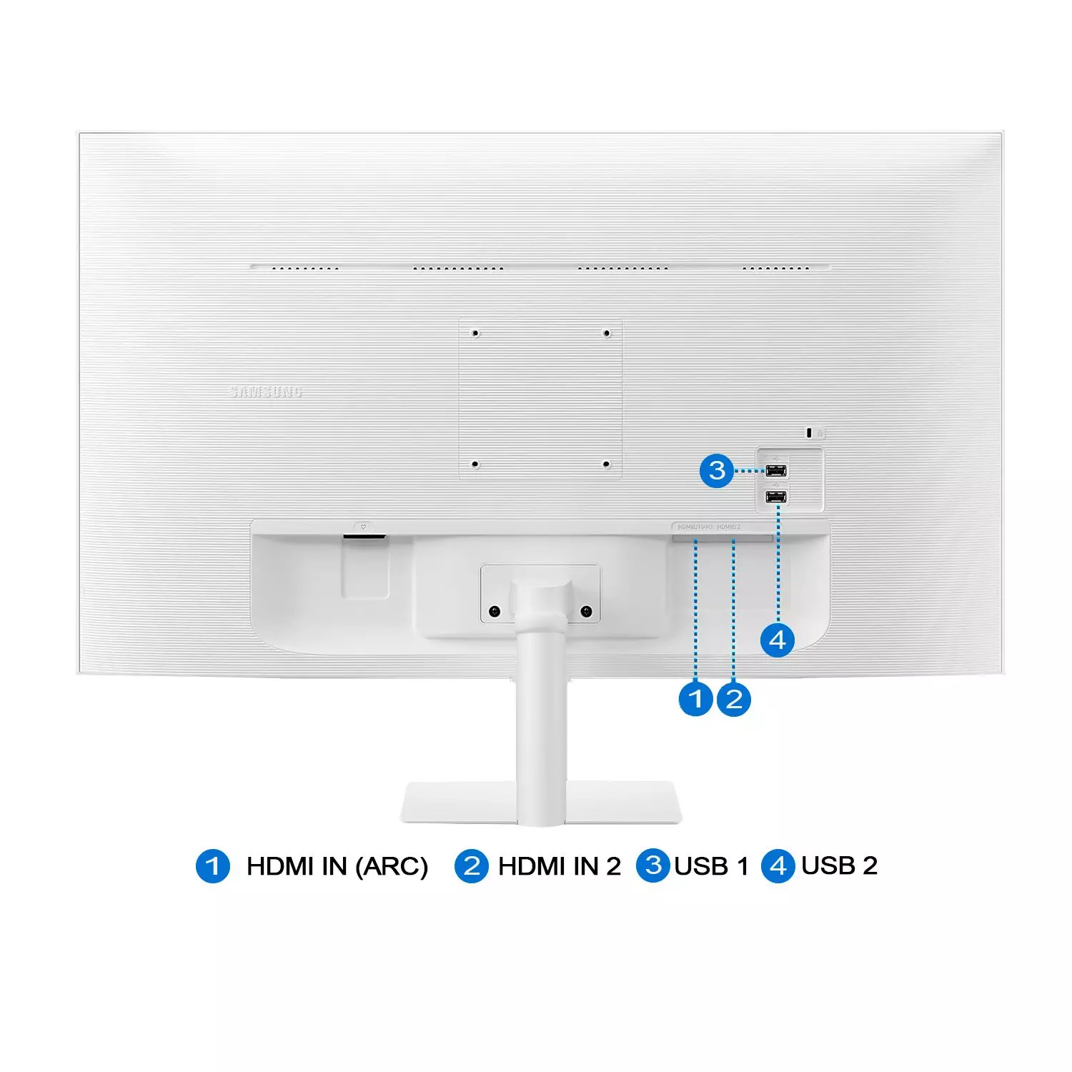 Monitor Samsung Smart TV M5 27in FHD HDR10 Bluetooth Wifi-7