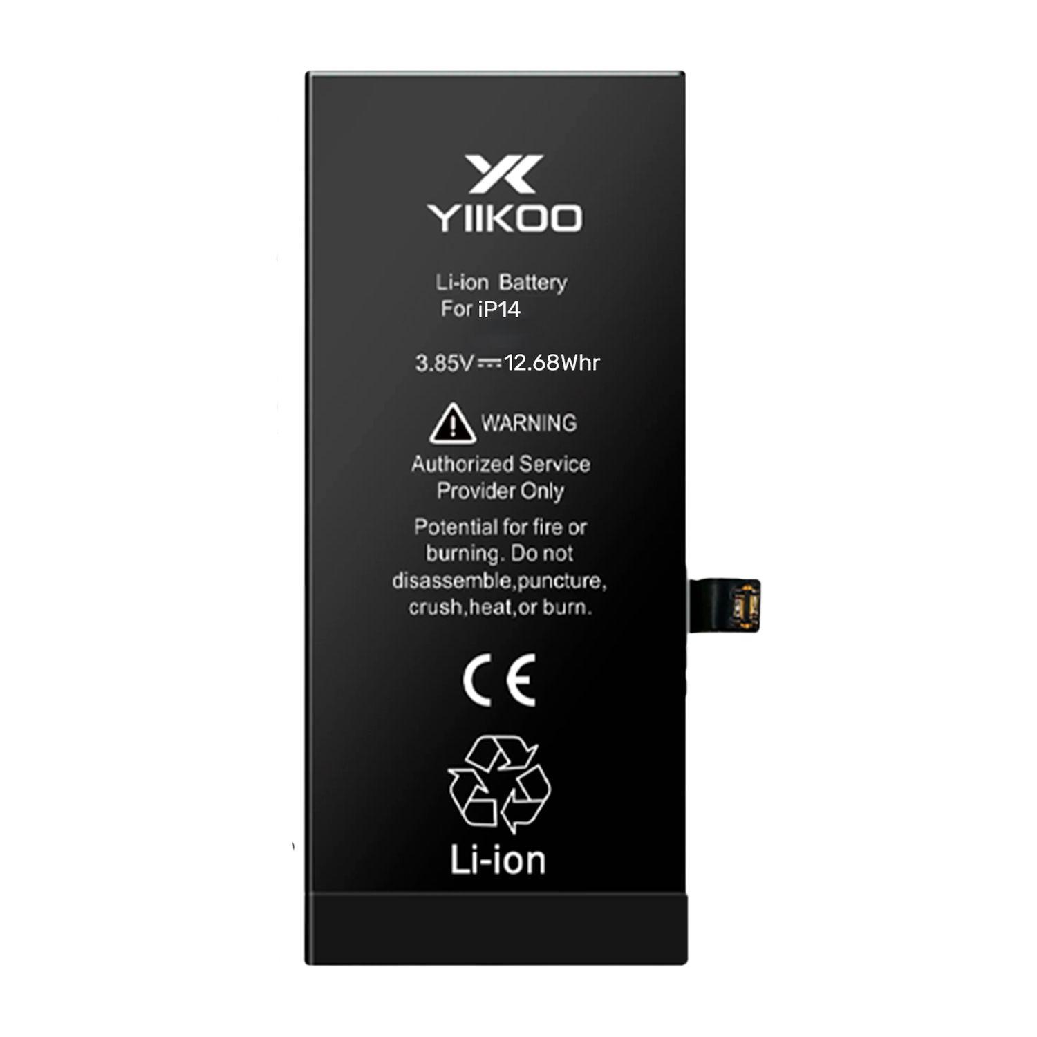 Bateria para iPhone 14 YIIKOO Autoprogramable sin alertas-2