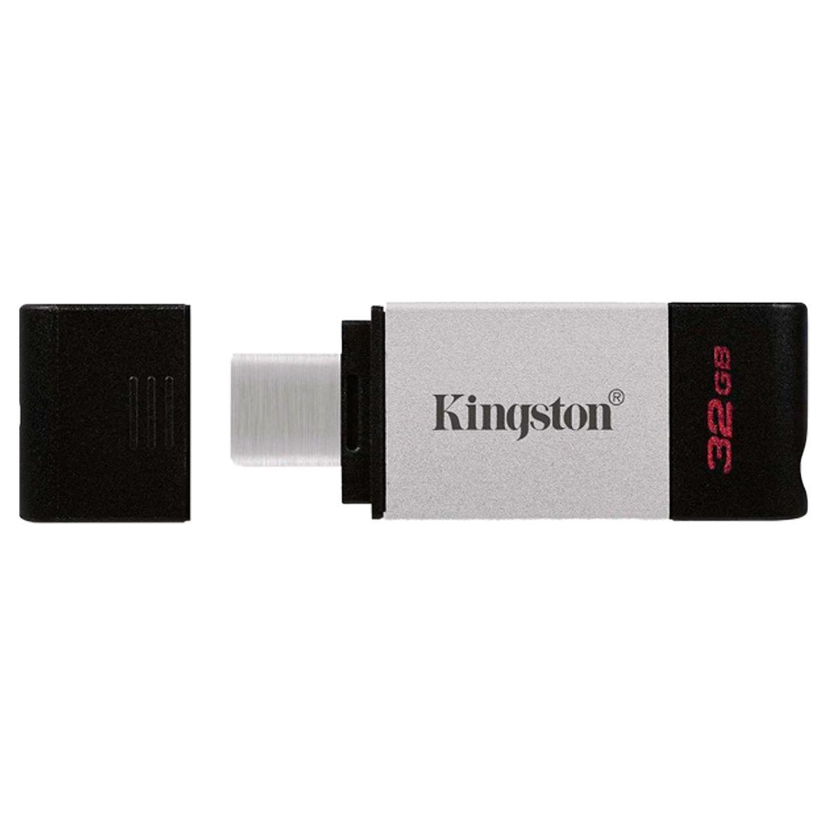 Pendrive USB 3.2 Tipo-C 32GB Kingston DataTraveler80 200MB/s-1