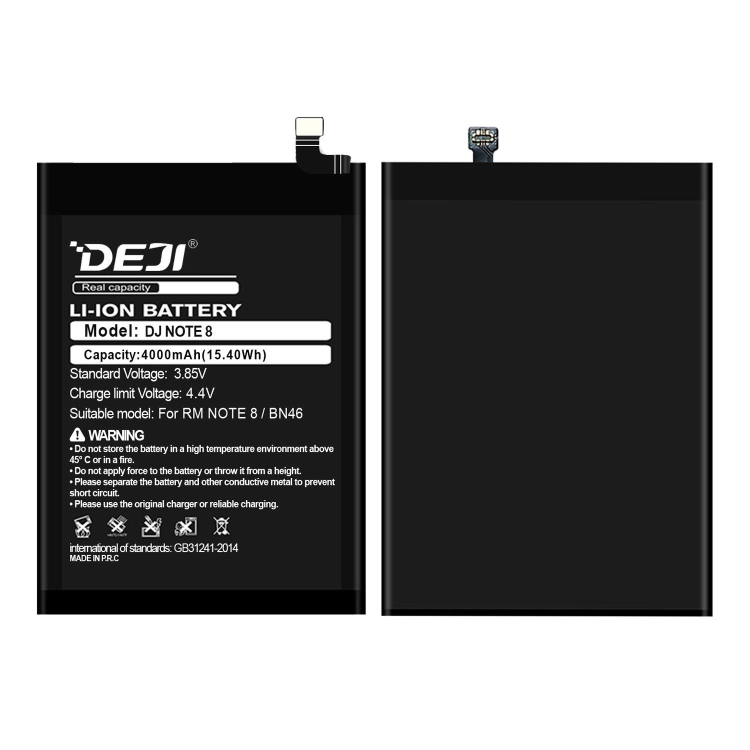 Bateria para Redmi Note 8 DEJI IC Original Capacidad 4000mAh-3