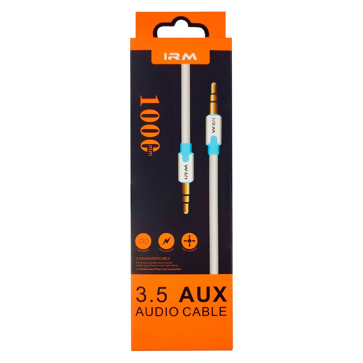 Cable de Audio Auxiliar plug 3.5 a plug 3.5 1 M Anti Knotted-2