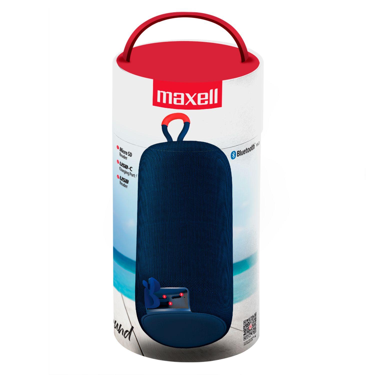 Parlante Portatil Maxell Distrikt Bluetooth 5.2 RMS 10W TWS-3