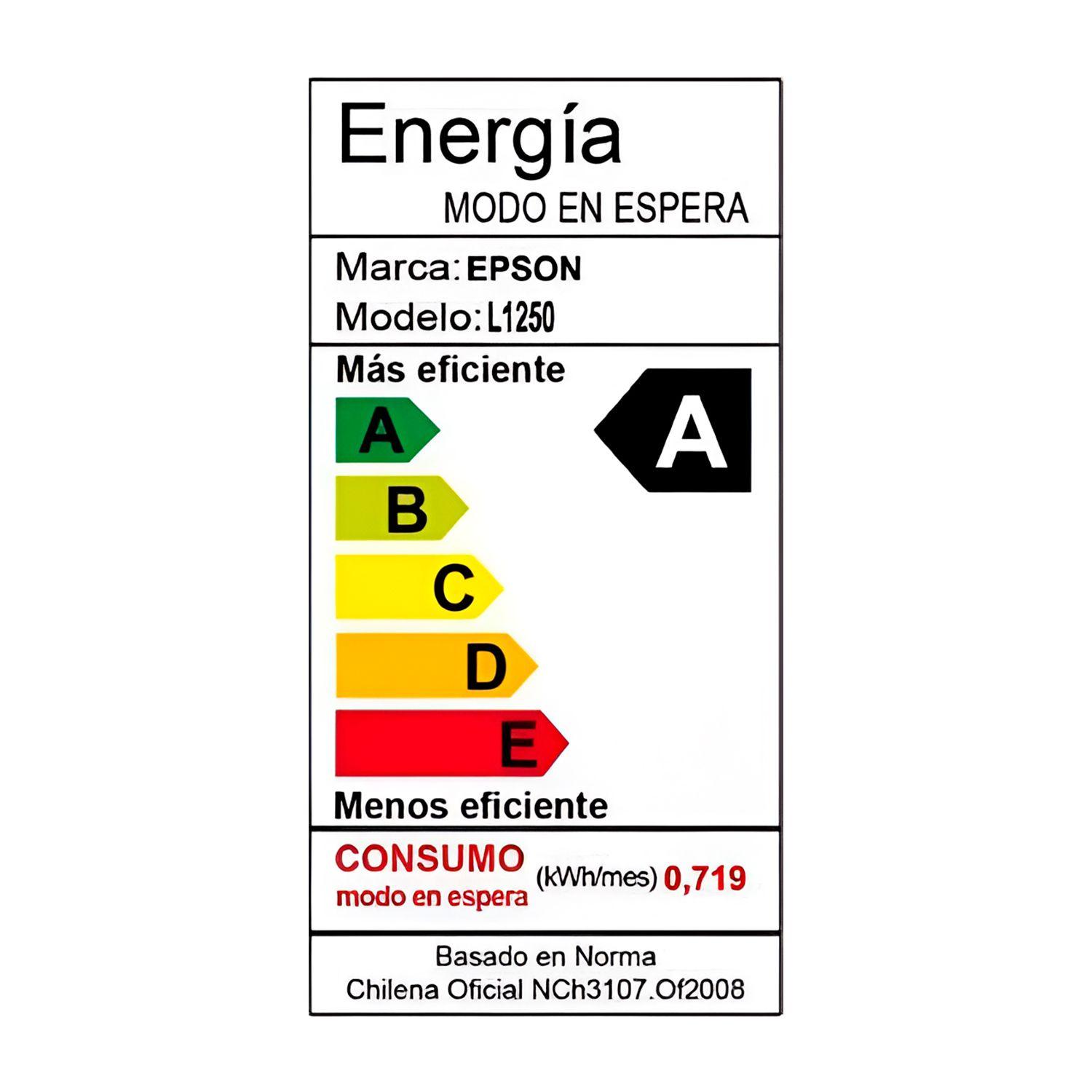 Impresora De Inyección Epson EcoTank L1250 Open Box-4