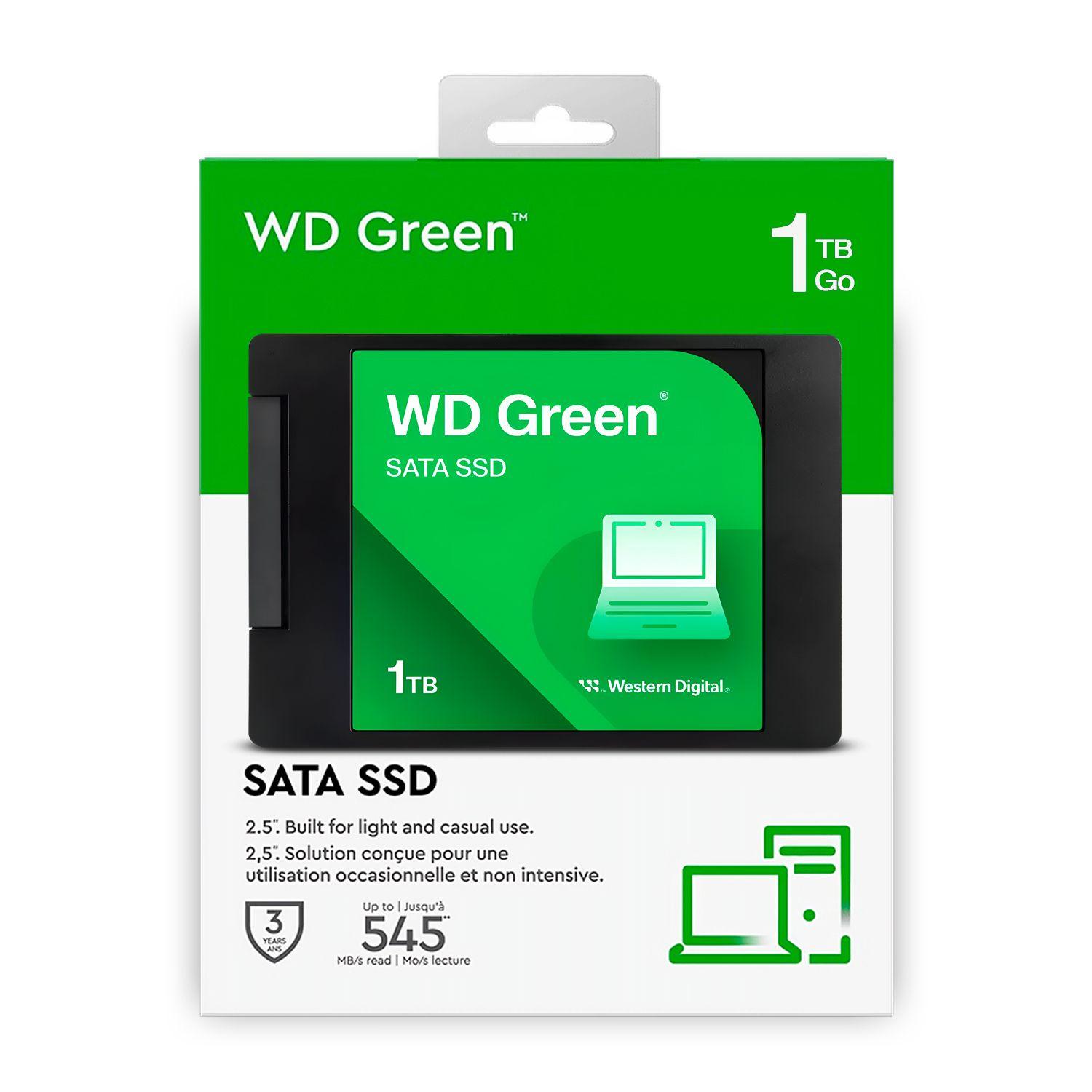Disco Solido SSD Interno WD Green 1TB SATA III 6Gb/s 545MB/s-3