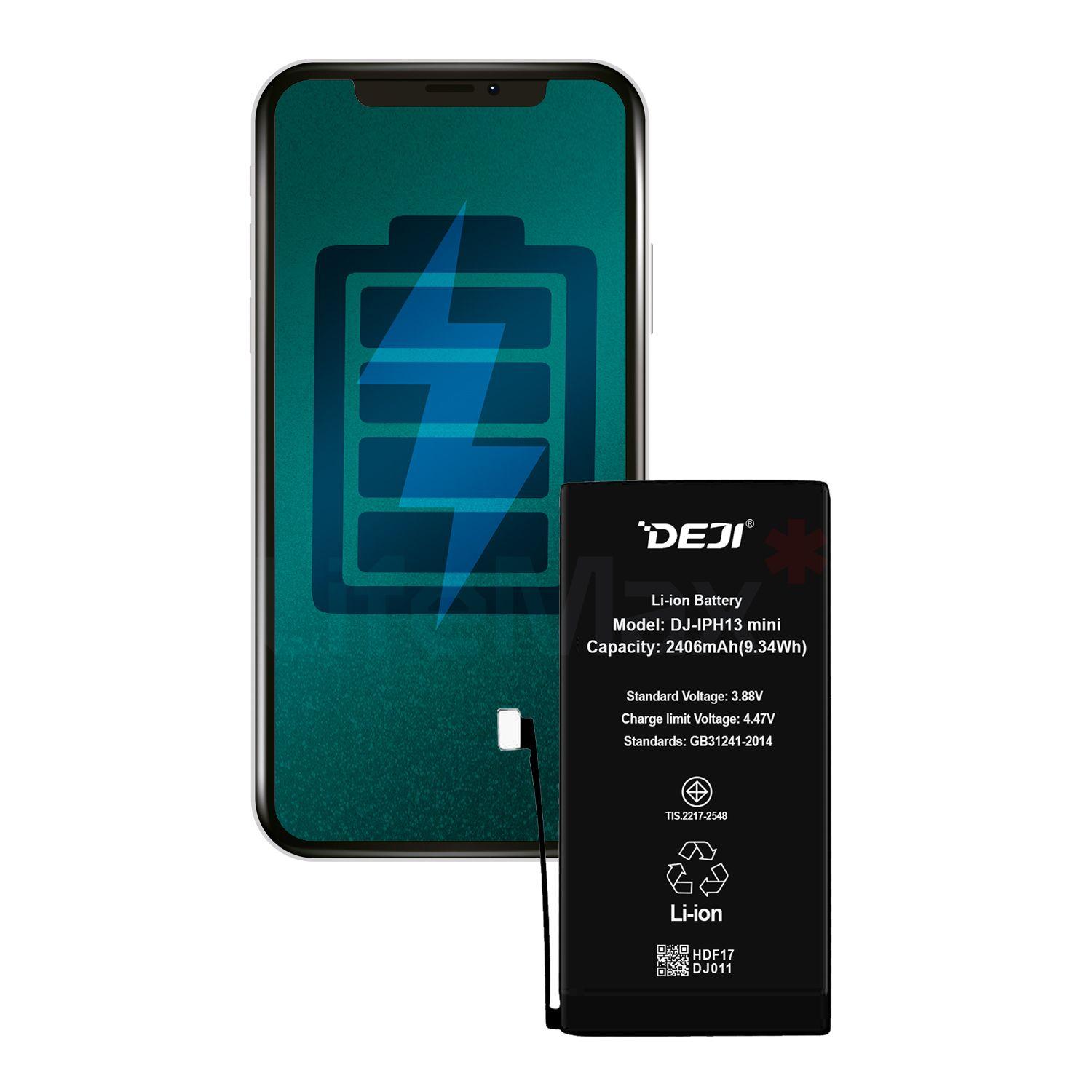 Bateria para Iphone 13 Mini DEJI IC Original 2406mAh-0