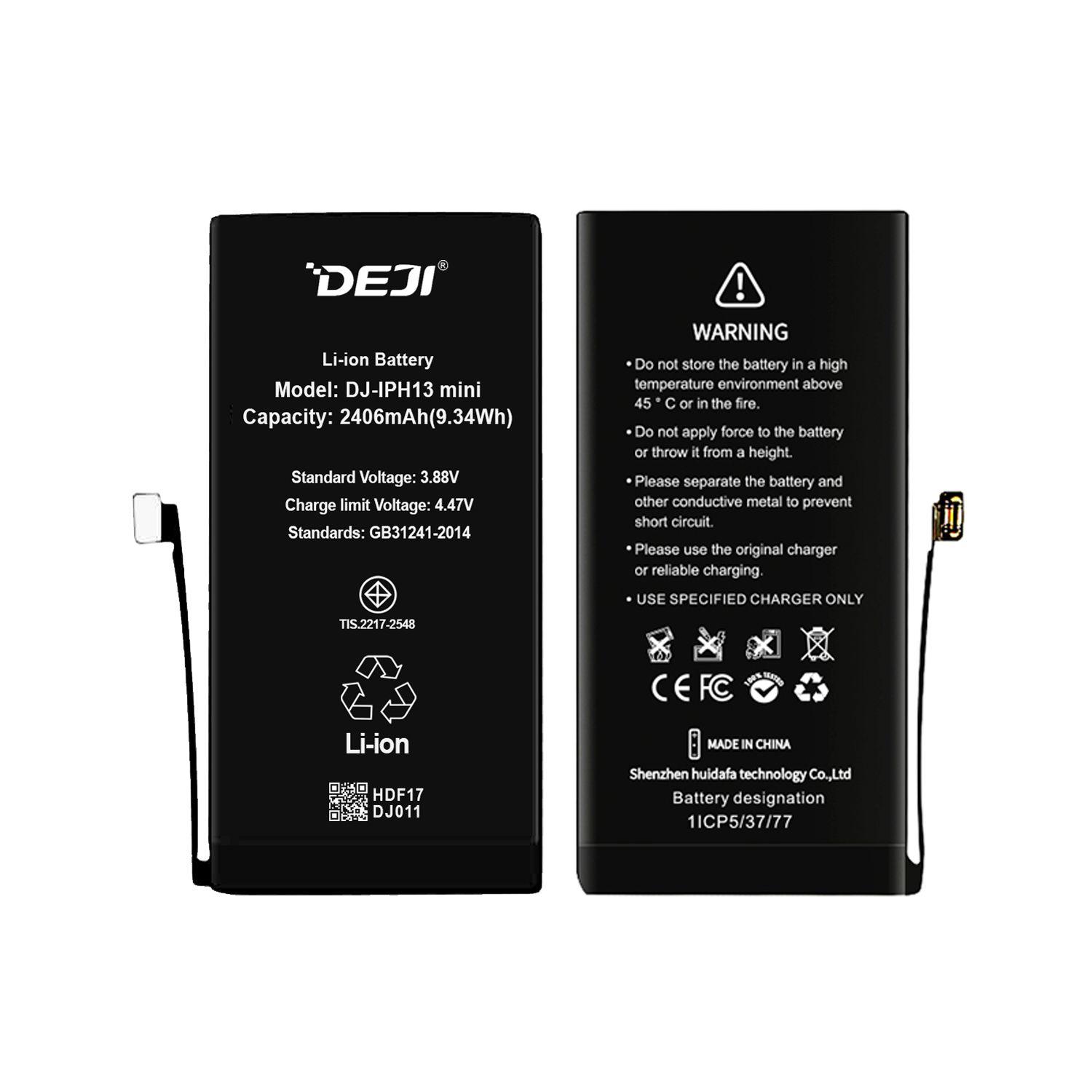 Bateria para Iphone 13 Mini DEJI IC Original 2406mAh-3