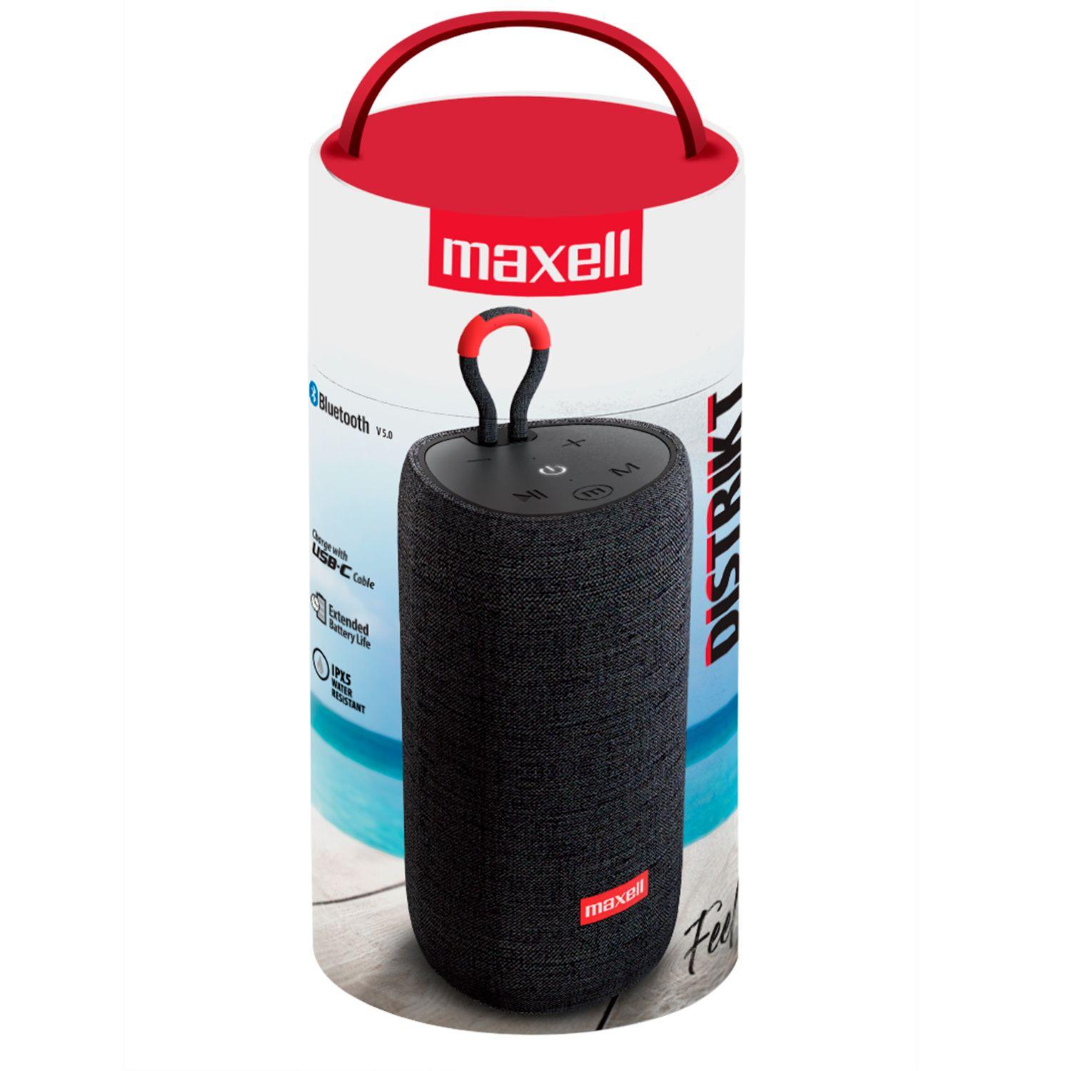 Parlante Portatil Maxell Distrikt Bluetooth 5.2 TWS RMS 10W-2