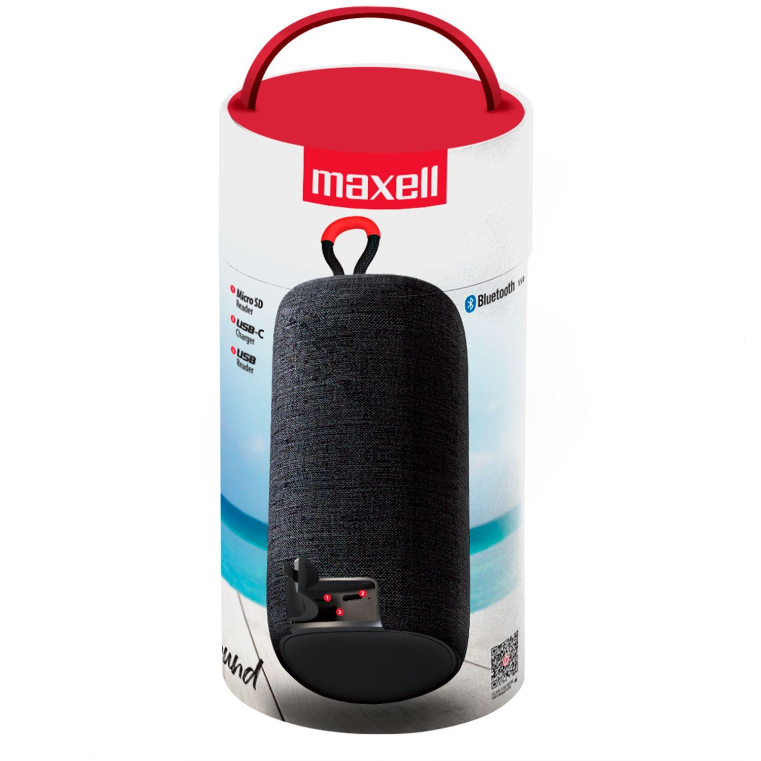 Parlante Portatil Maxell Distrikt Bluetooth 5.2 TWS RMS 10W-3