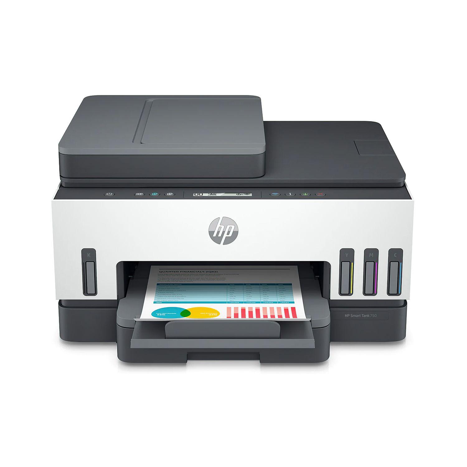 Impresora HP Multifuncional Smart Tank 750 WIFI USB Duplex-1