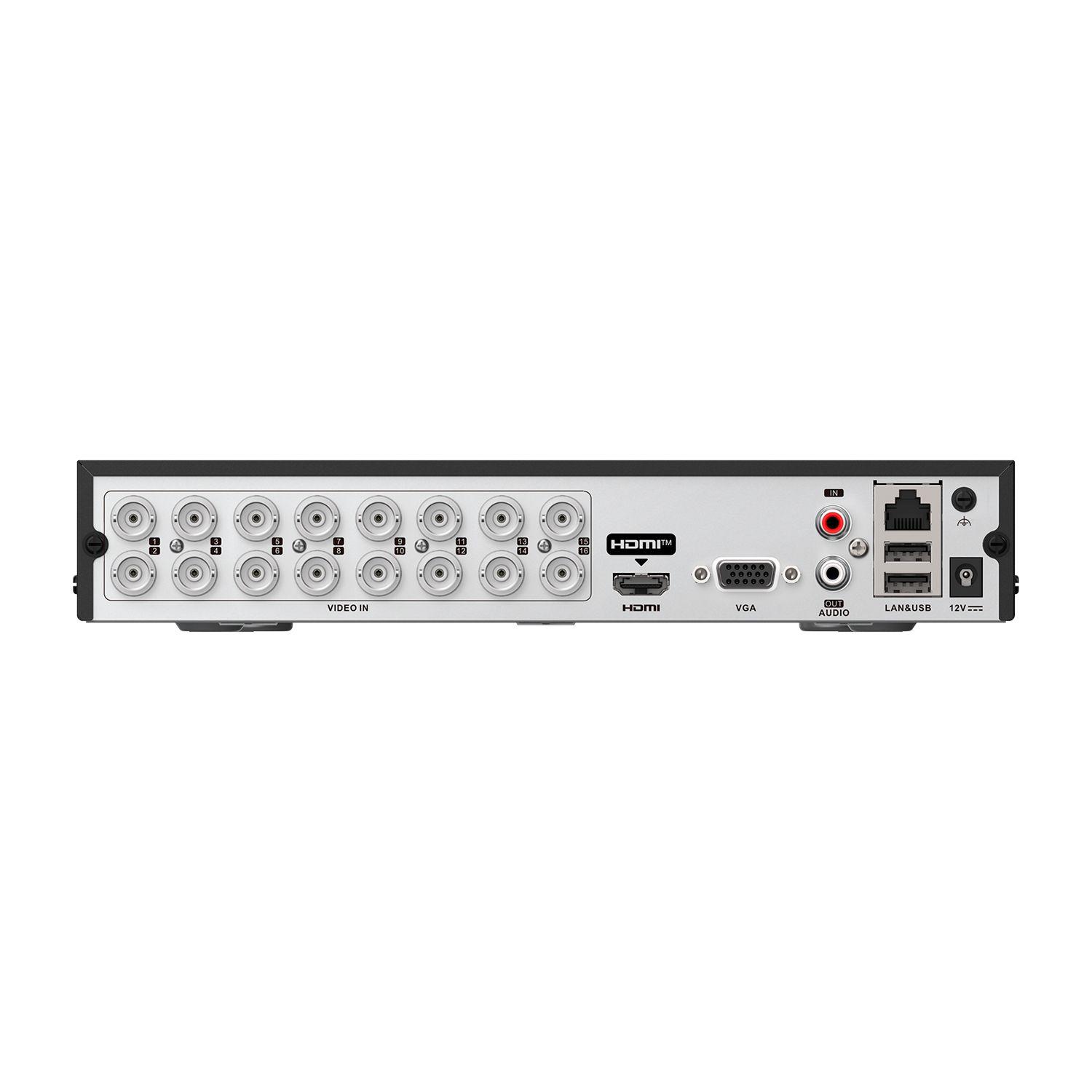DVR 16 Canales Turbo HD Acusense Hikvision H.265 pro+-3