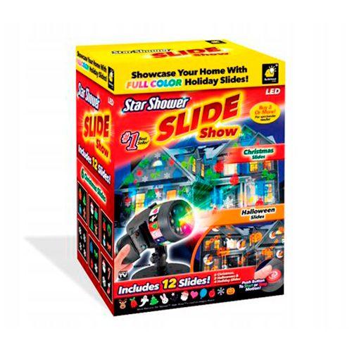 Foco Proyector Luz Led 12 Motivos Rotación Navidad [ P89 ]-7