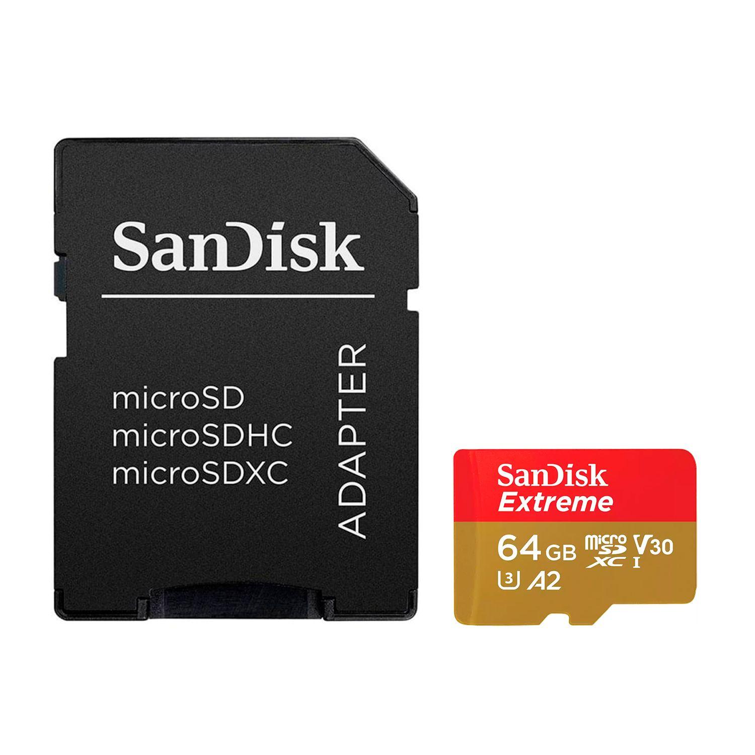 Tarjeta de Memoria MicroSD SanDisk 64GB + Adaptador 170MB/s-2