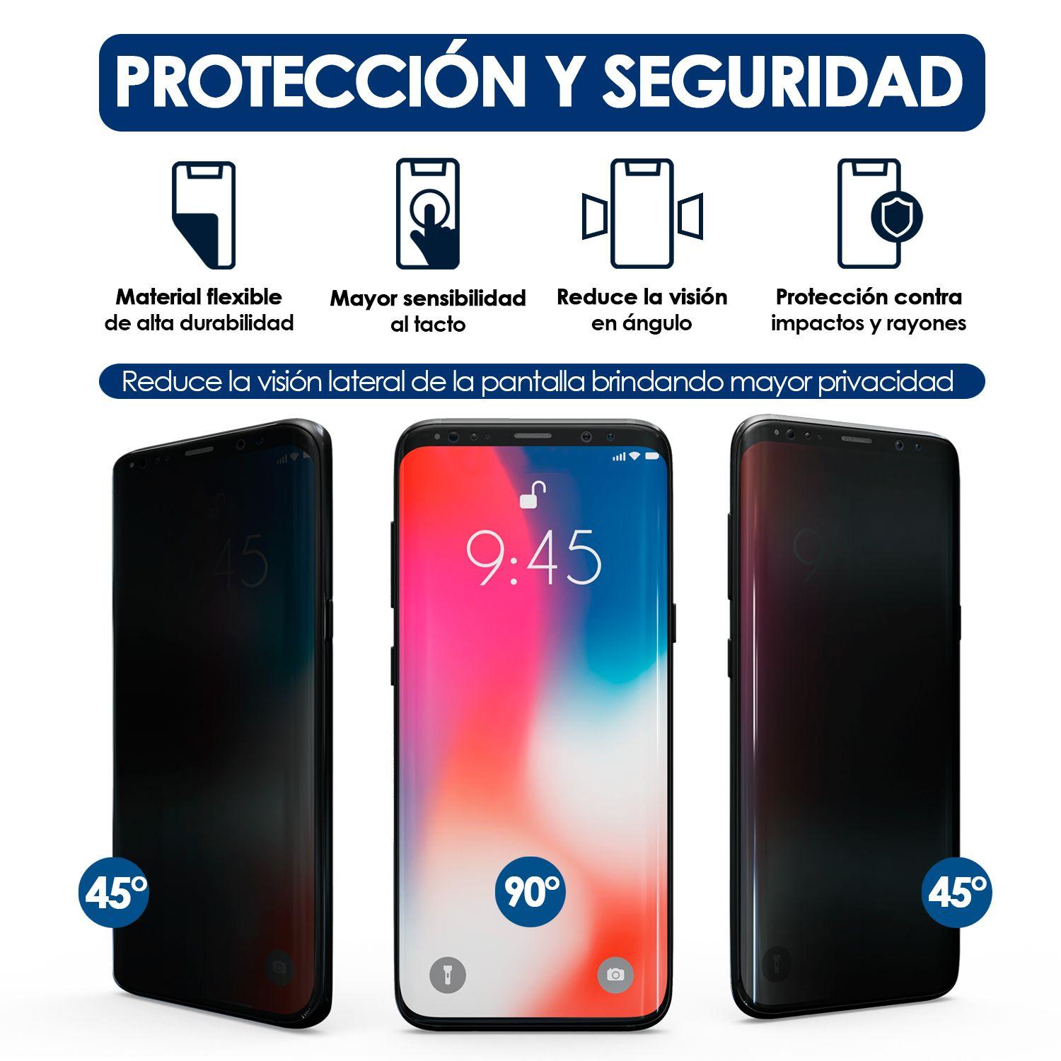 Pack 50 Laminas Hydrogel Haxly Privacy Antiespia 180*120mm-3