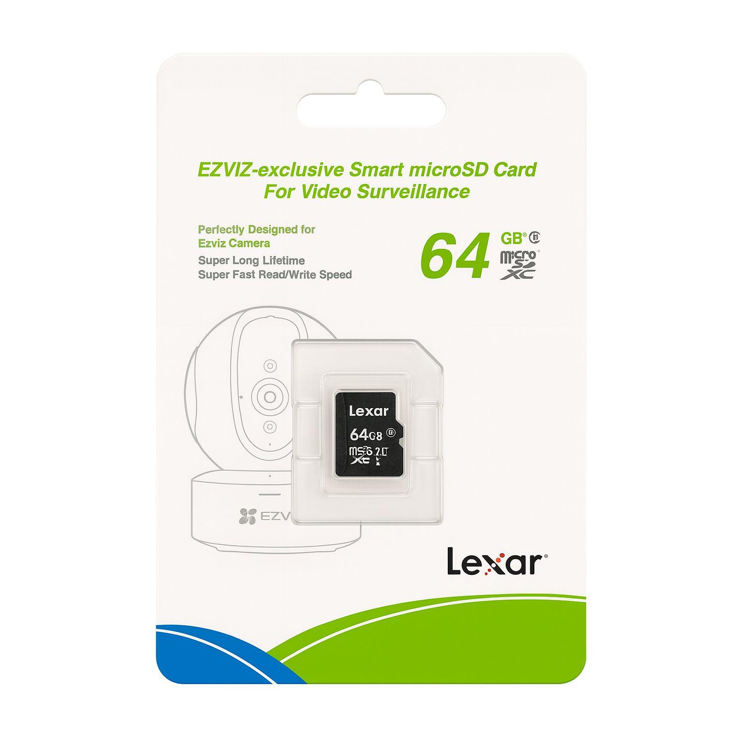 Pack Camara Wifi Ezviz H6C Pro 2K IRM10 + MicroSD 64GB Lexar-2