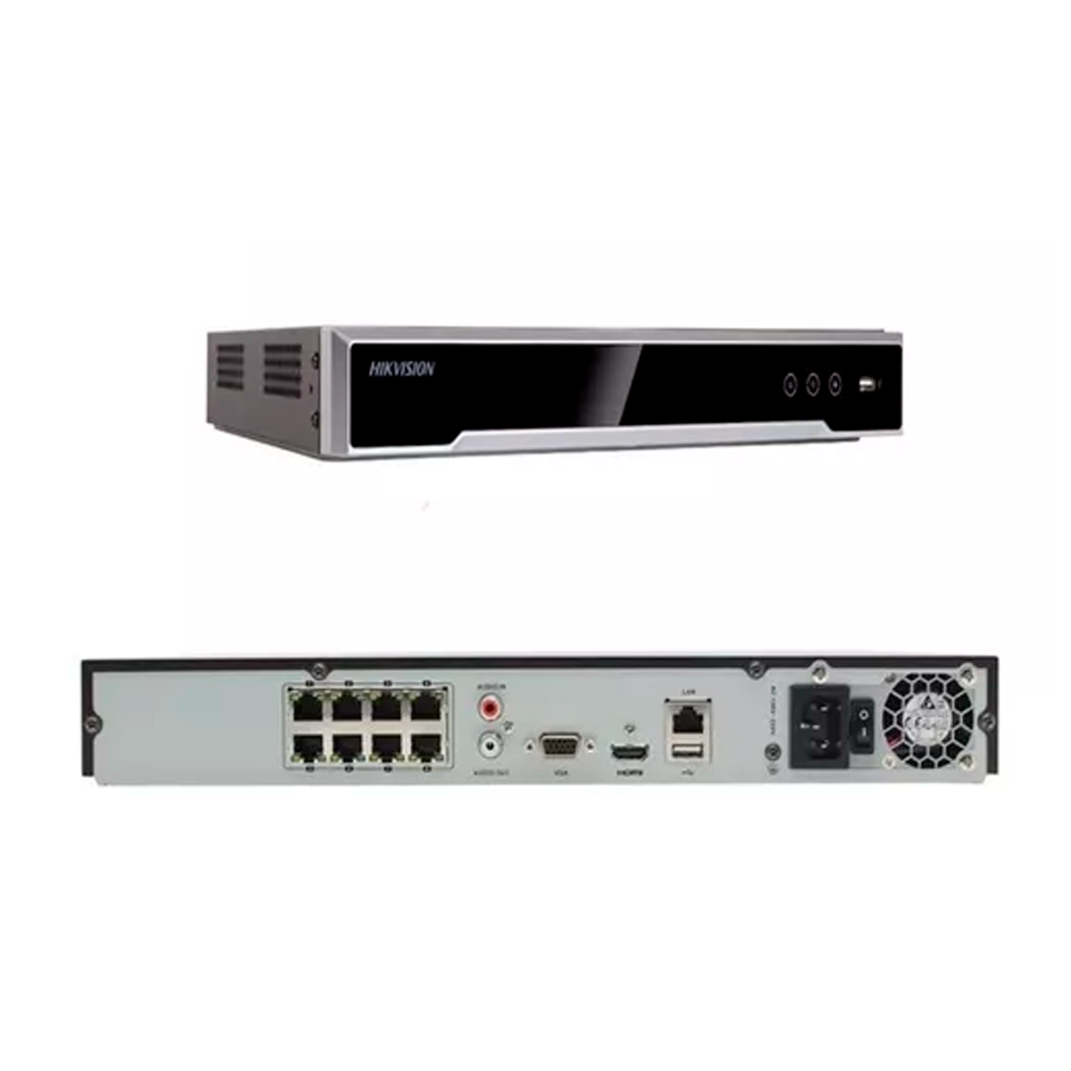 NVR 8 Canales Hikvision DS-7608NI-Q2/8P Ethernet y Wi-Fi-2
