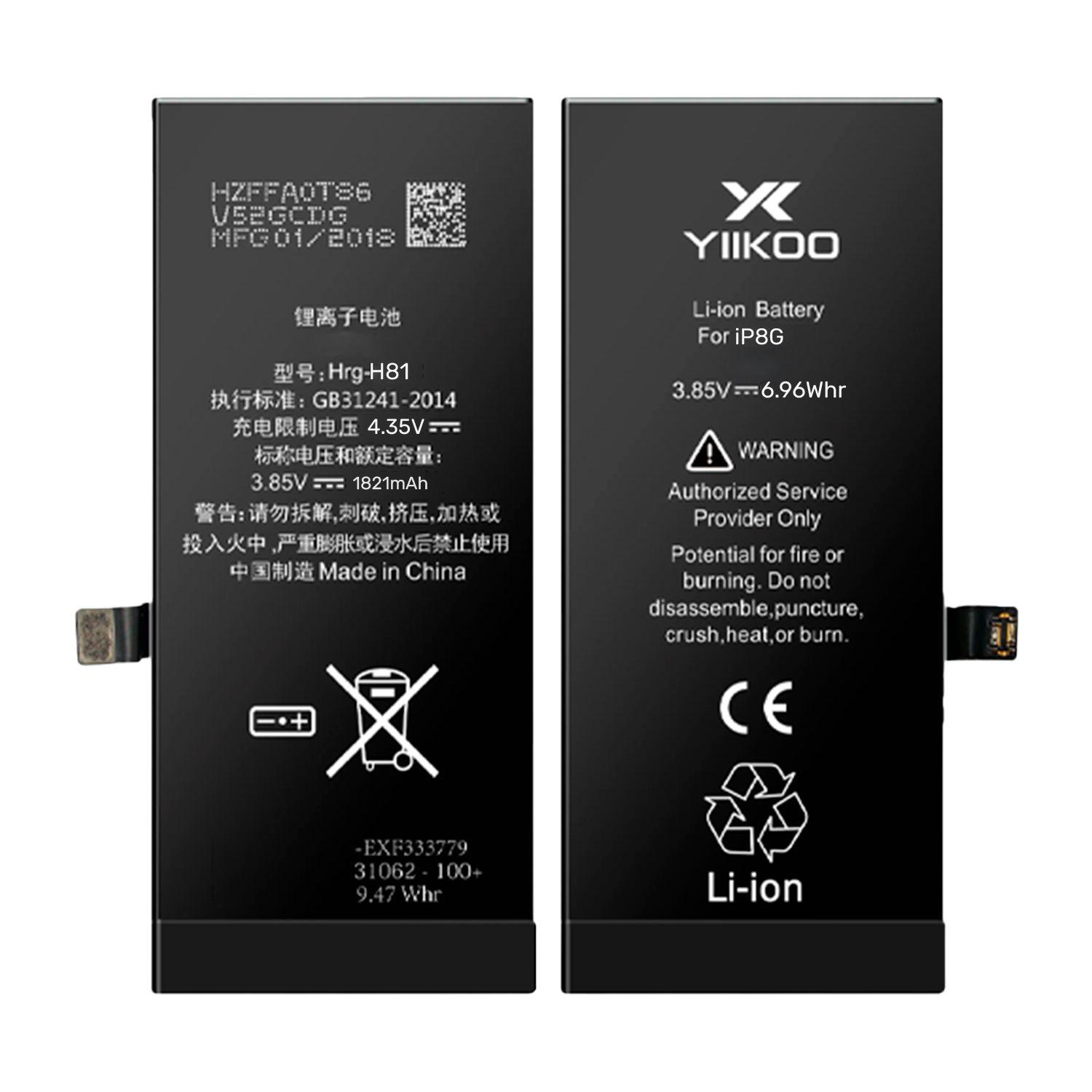 Bateria para iPhone 8 YIIKOO Proteccion contra sobrecarga-3