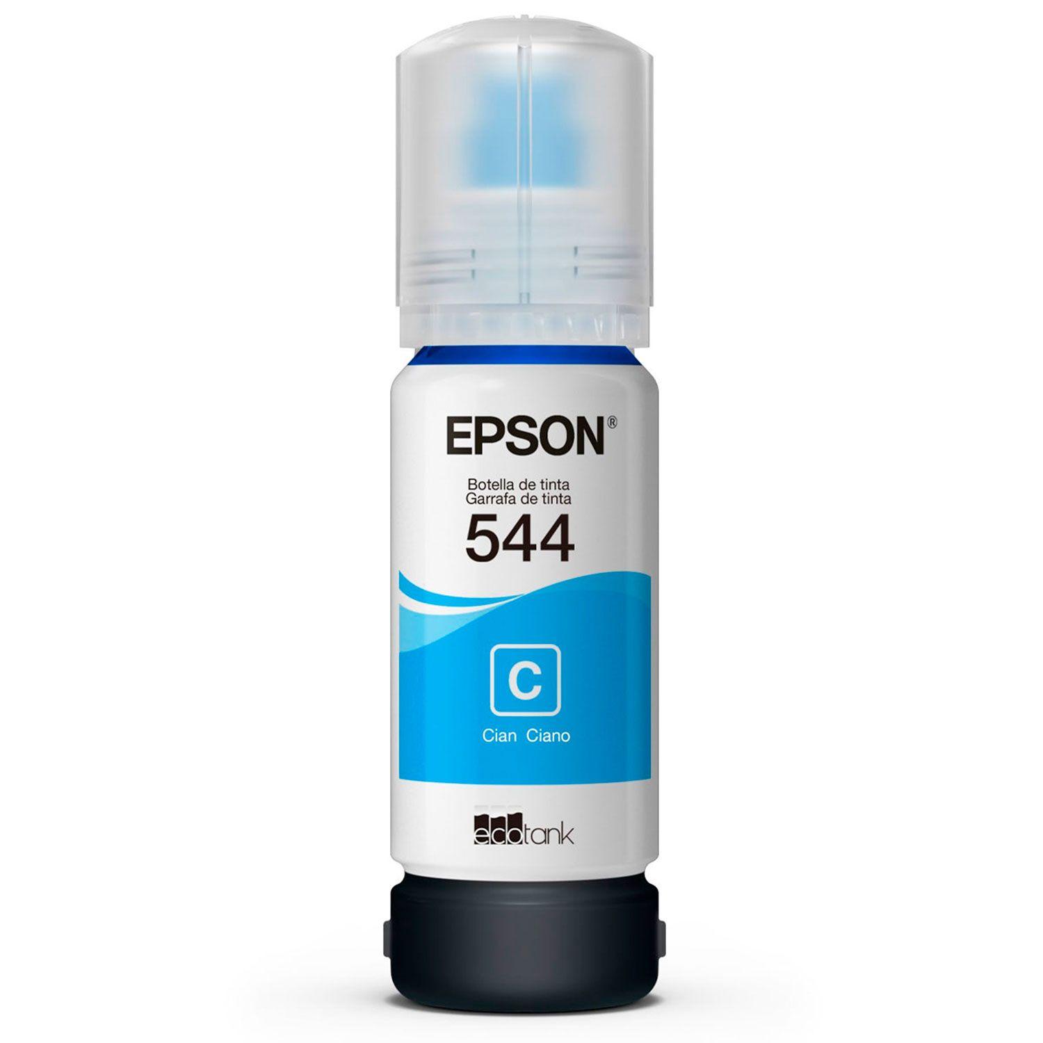Pack 4 Botellas de Tintas Epson Original T544 L3110 / L5190-3