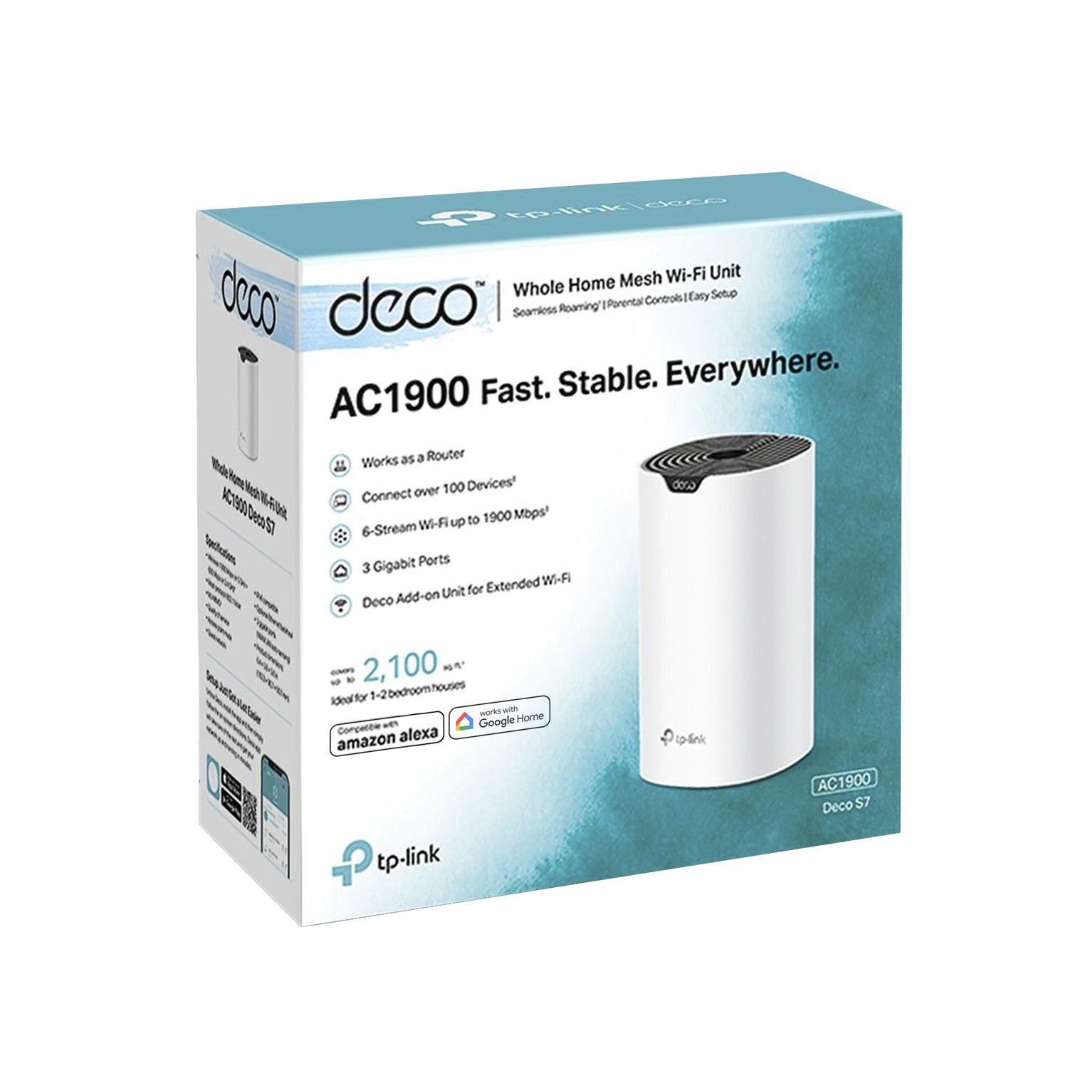 Router Mesh TP-Link Deco S7 WiFi AC1900 Dual Band x1 Unidad-3
