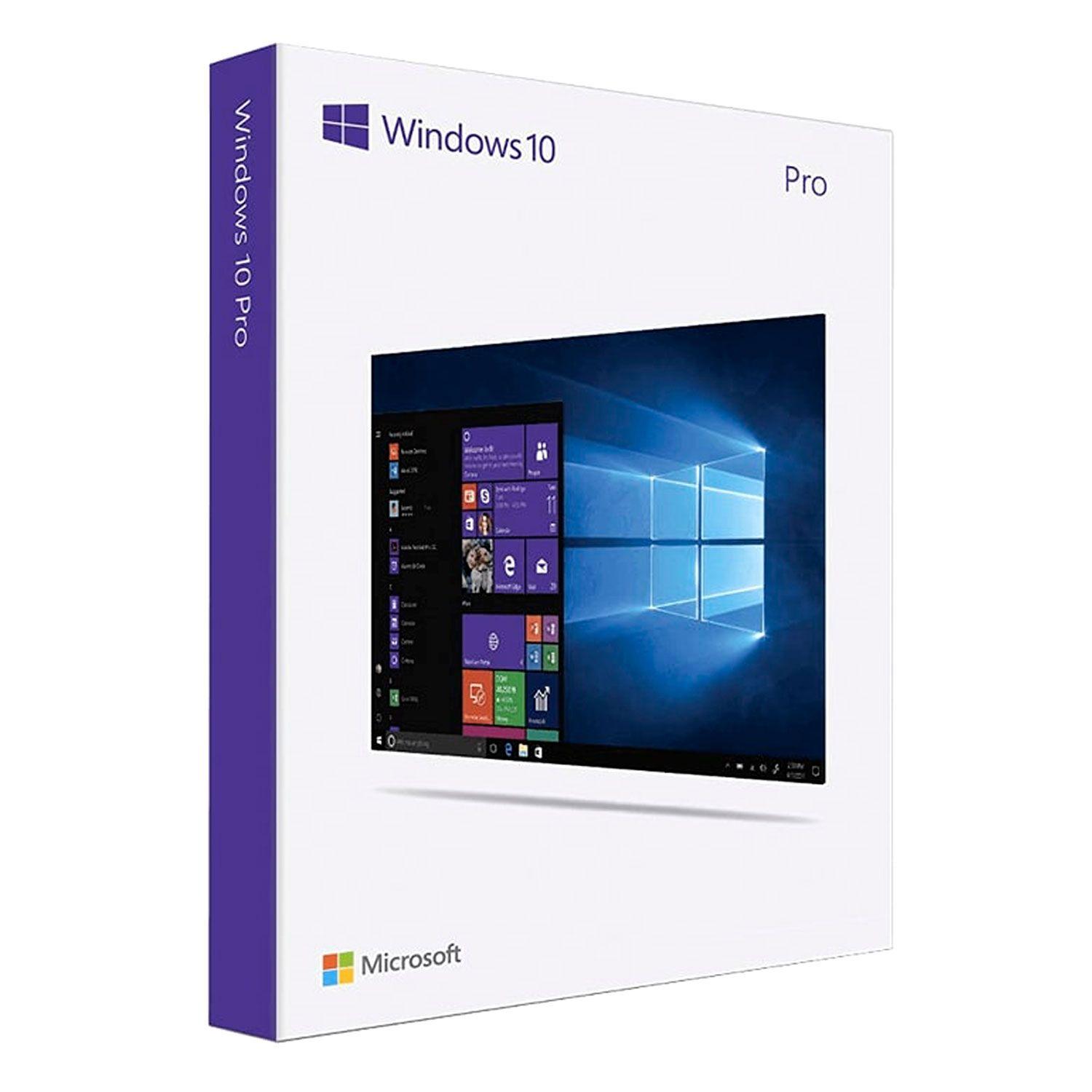 Microsoft® Windows 10 Profesional COEM 64 Bit Español Caja-0