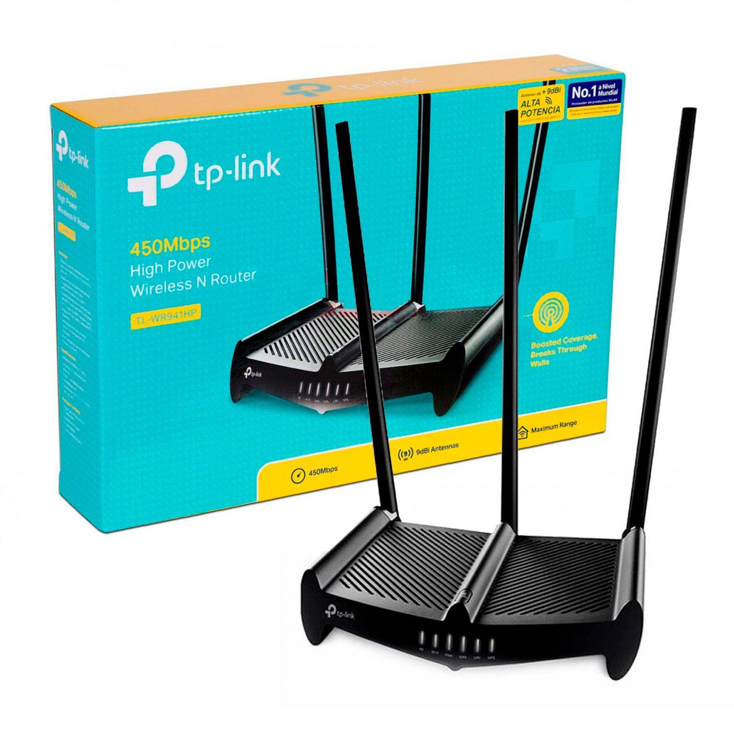 Router Rompemuros 450Mbps 3 antenas Tp-Link TL-WR941HP-3
