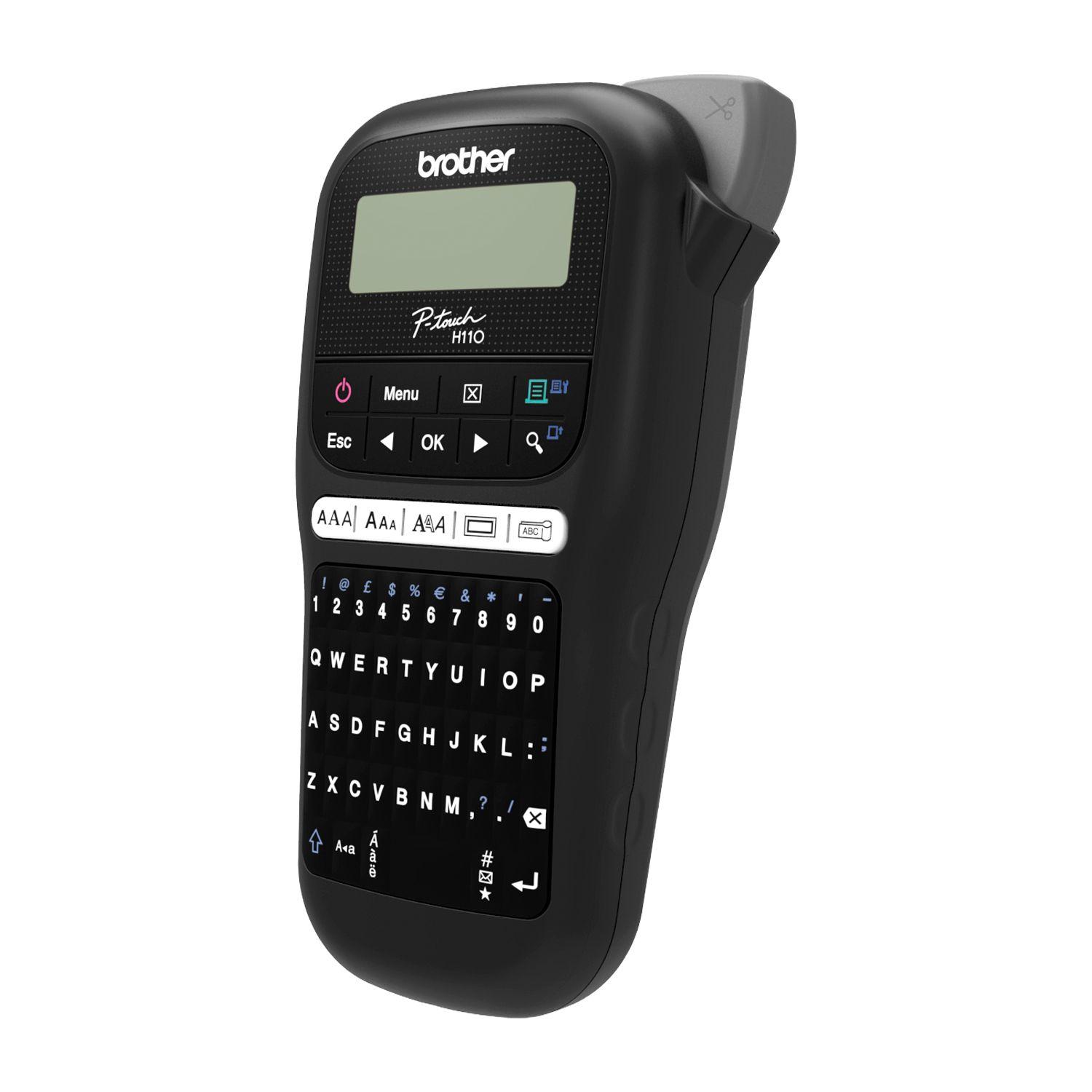 Rotuladora Portatil para Etiquetas Brother P Touch PT-H110BK-2